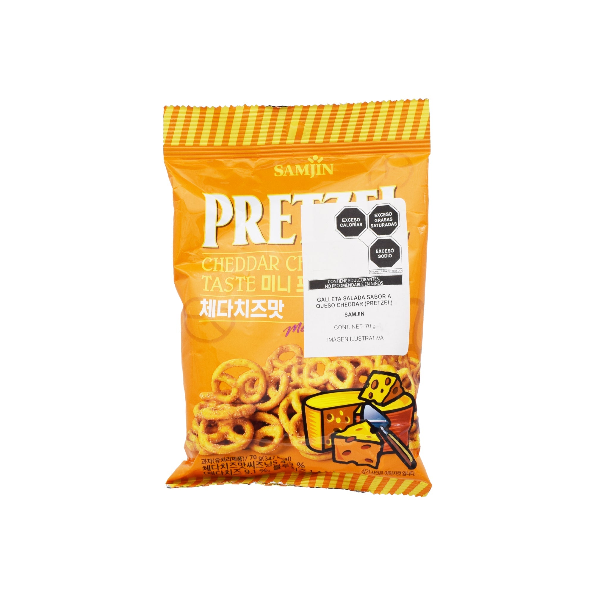 Pretzel Queso Cheddar 70 G