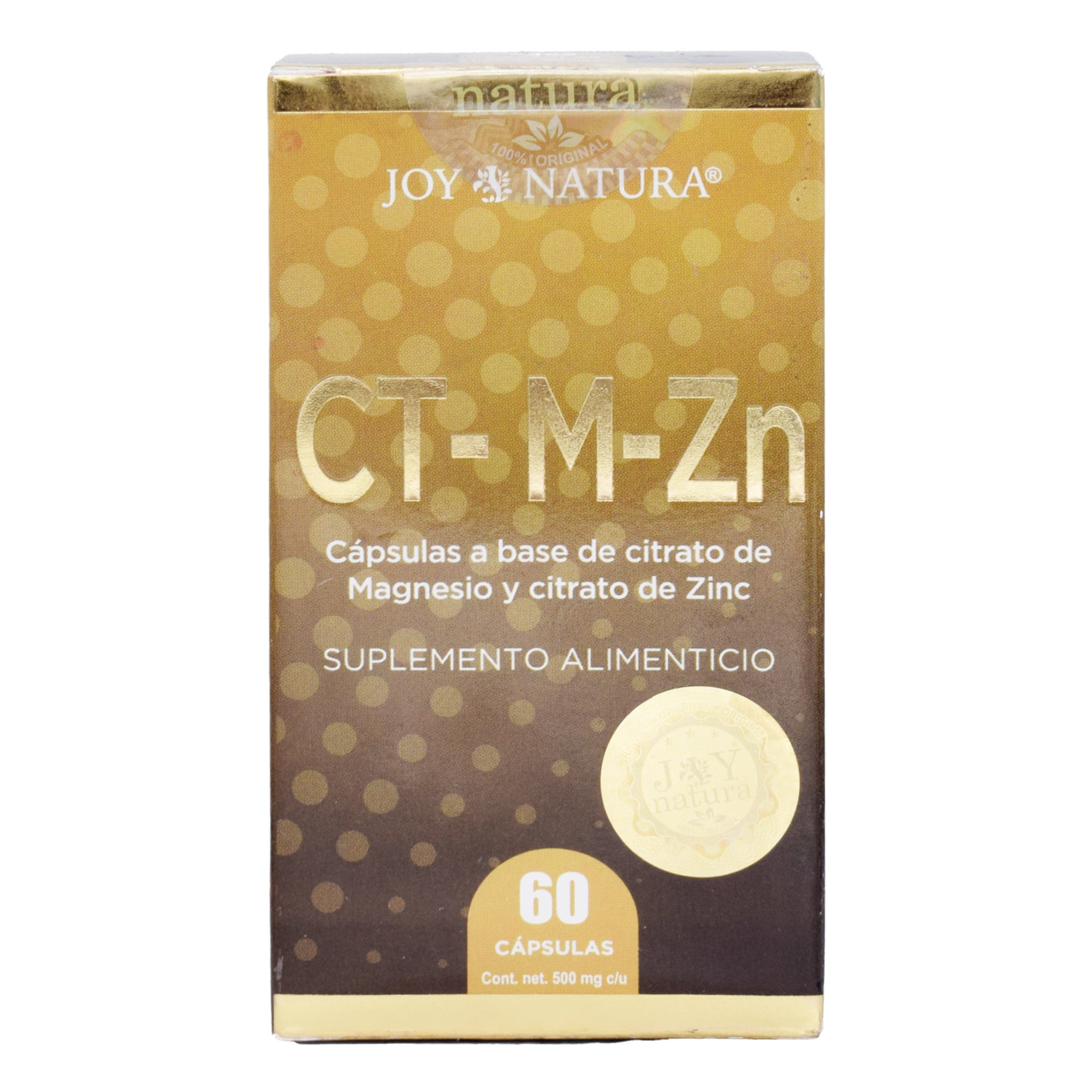 Citrato De Magnesio Y Zinc 60 Cap