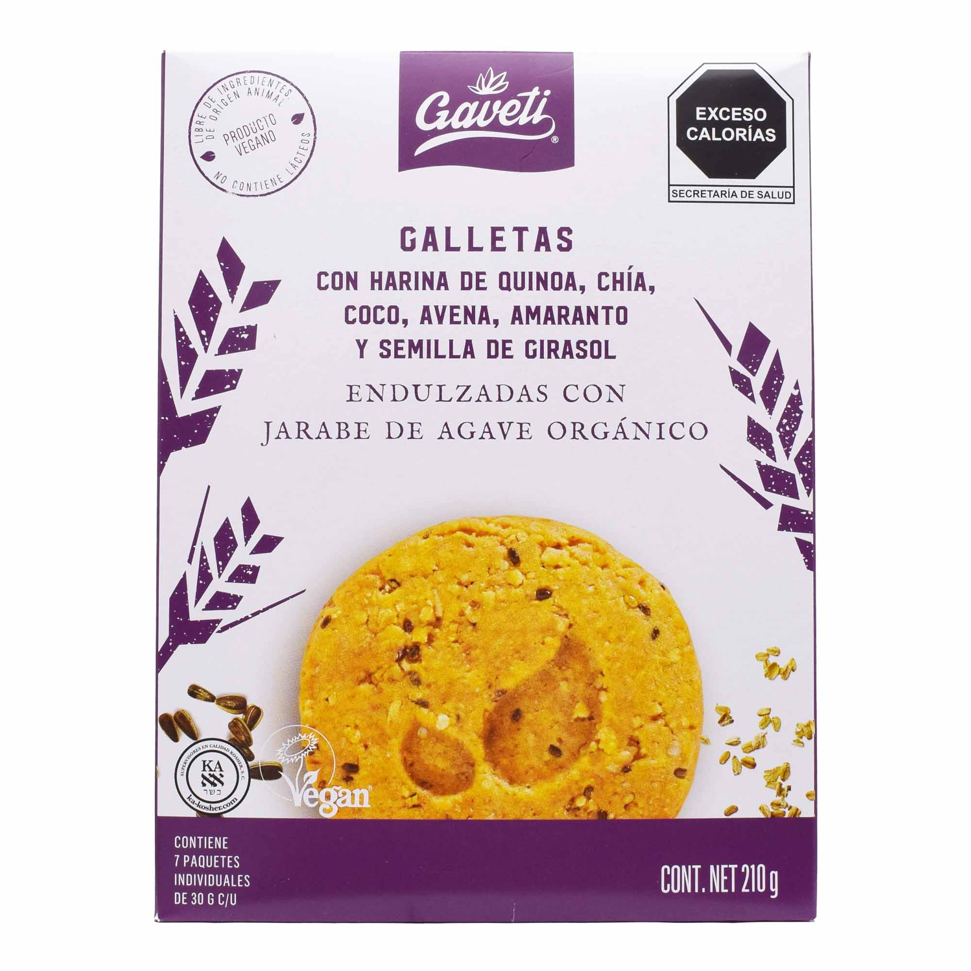 Galleta Digestivas Con Quinoa Y Semilla De Girasol 210 G