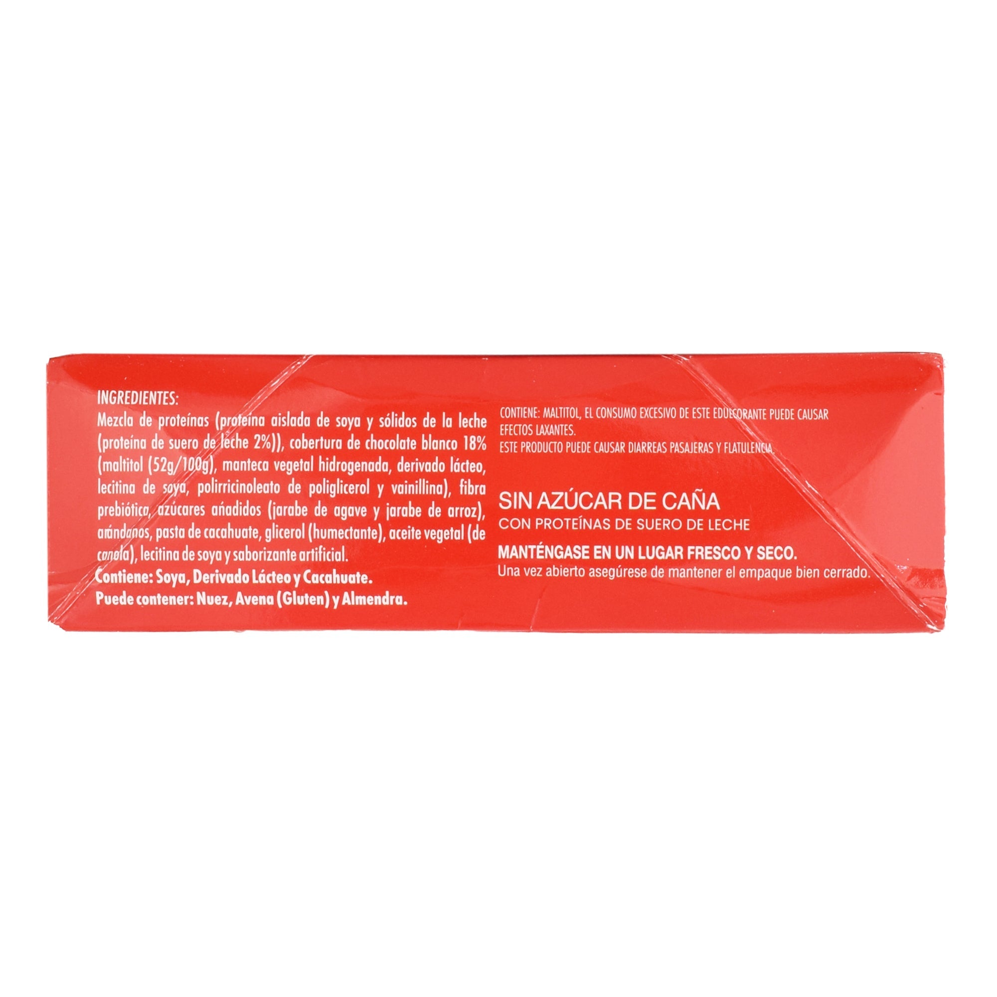 Barra De Proteina Cubierta De Chocolate Frutos Rojos 65 G (Paquete 6)
