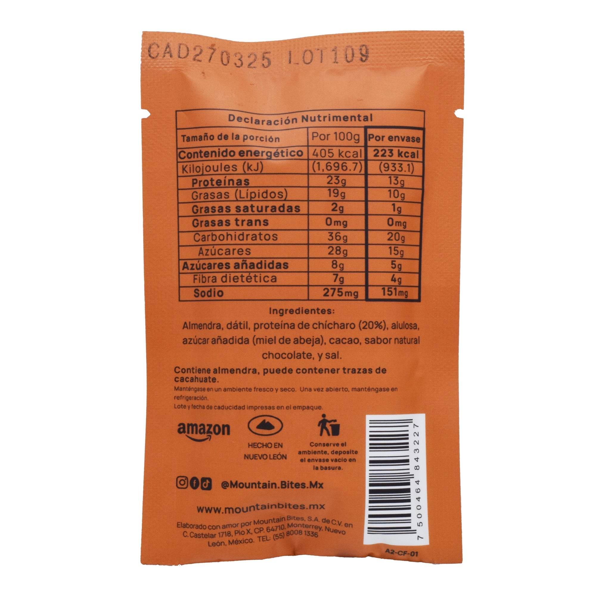 Barra Con Proteina Chocolate 55 G (PAQUETE 10)