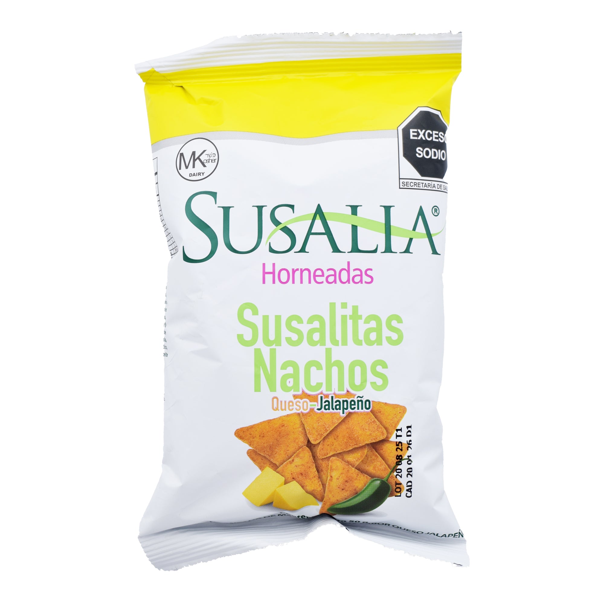 Susalitas Nachos Queso Jalapeno 50 G