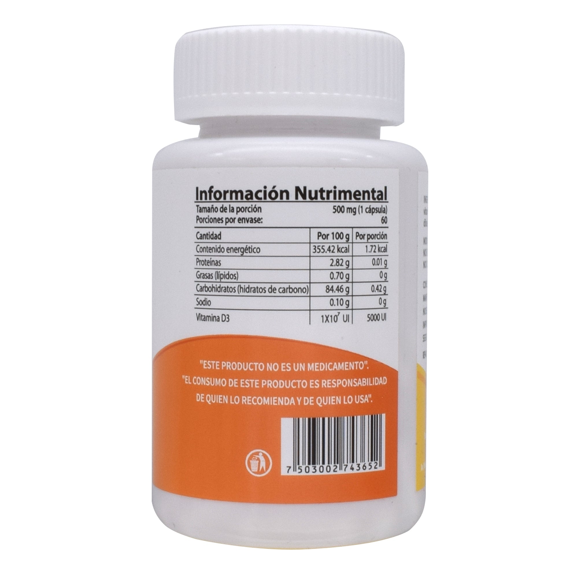 Vitamina D 5000 U 60 Cap