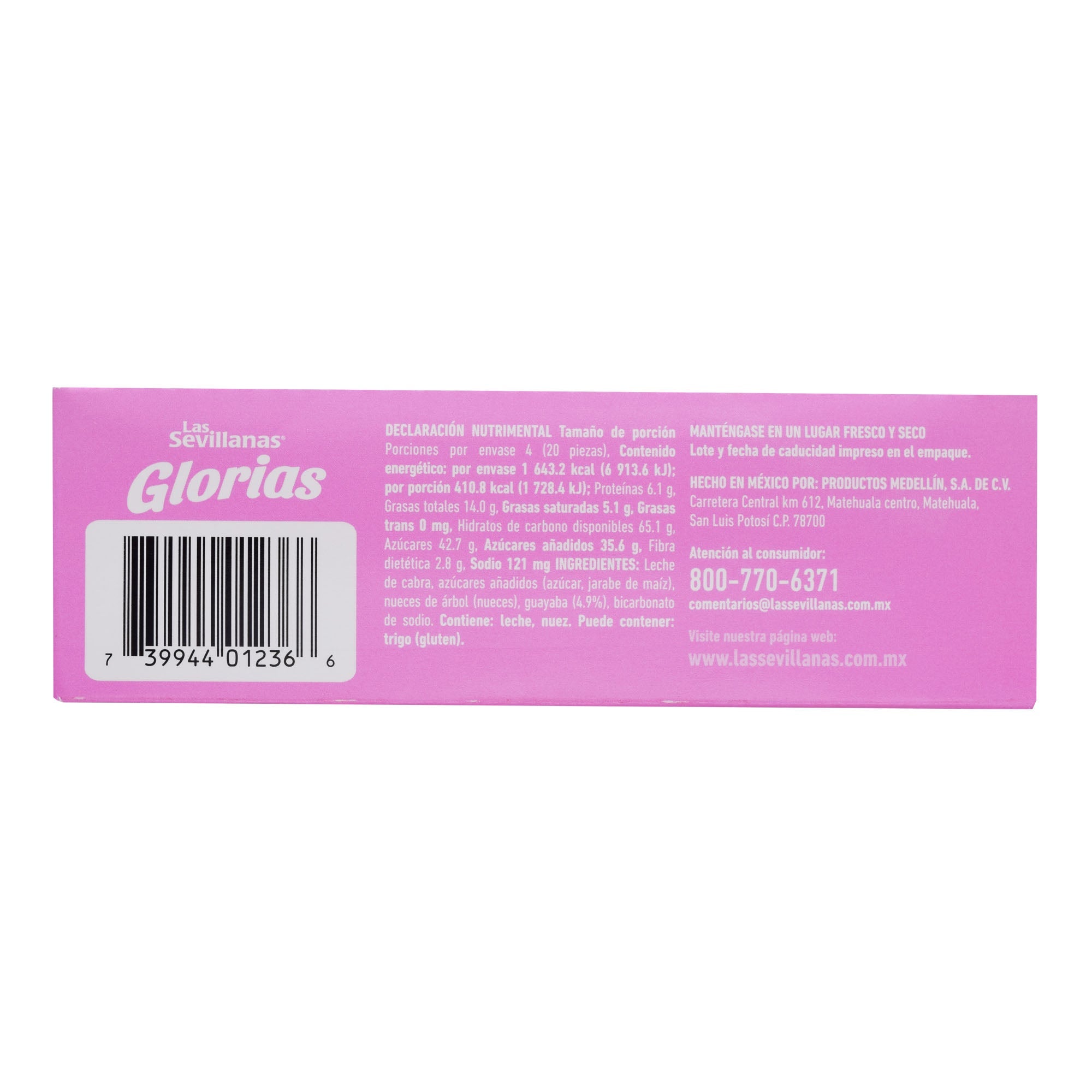 Glorias Guayaba 400 G (PAQUETE 20)