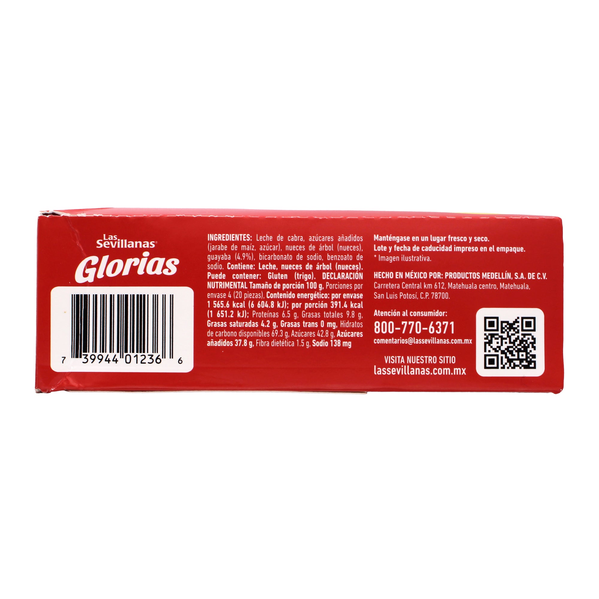 Glorias Guayaba 400 G (PAQUETE 20)