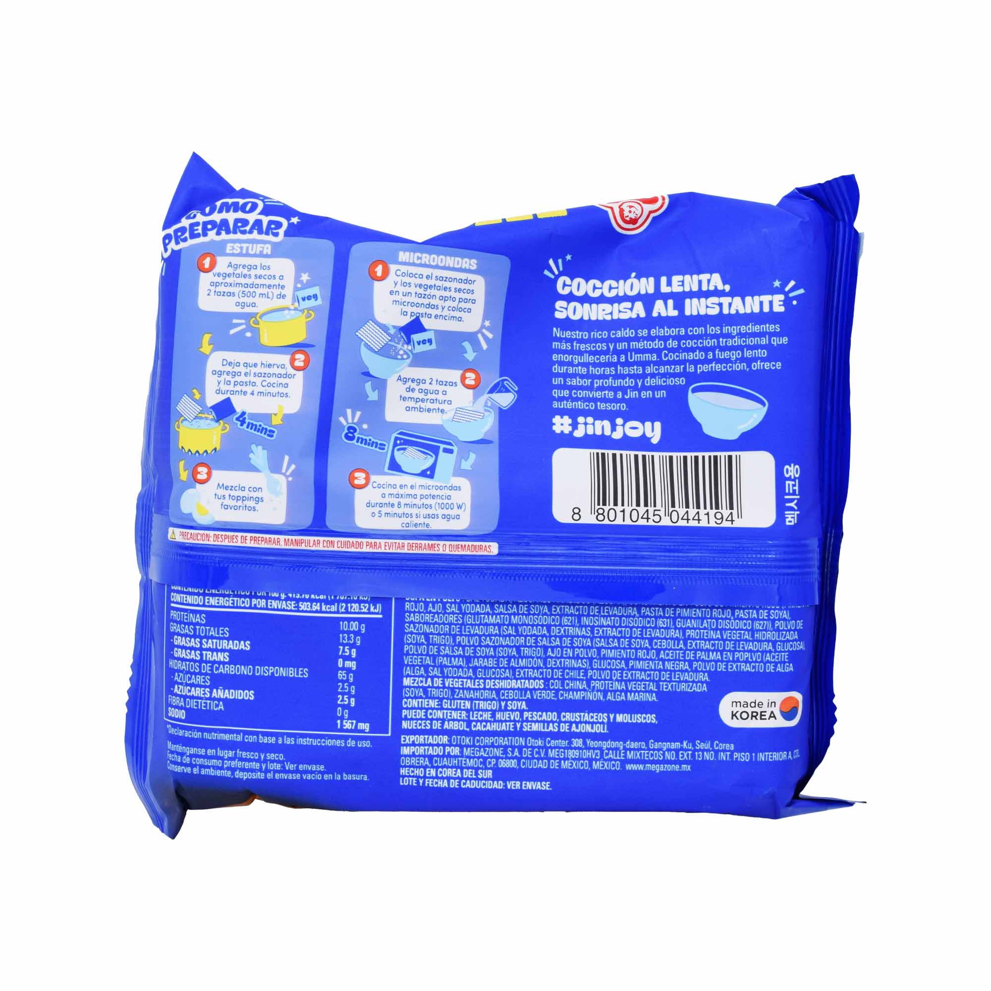 Sopa Instantanea Ramen Jin Suave 120 G