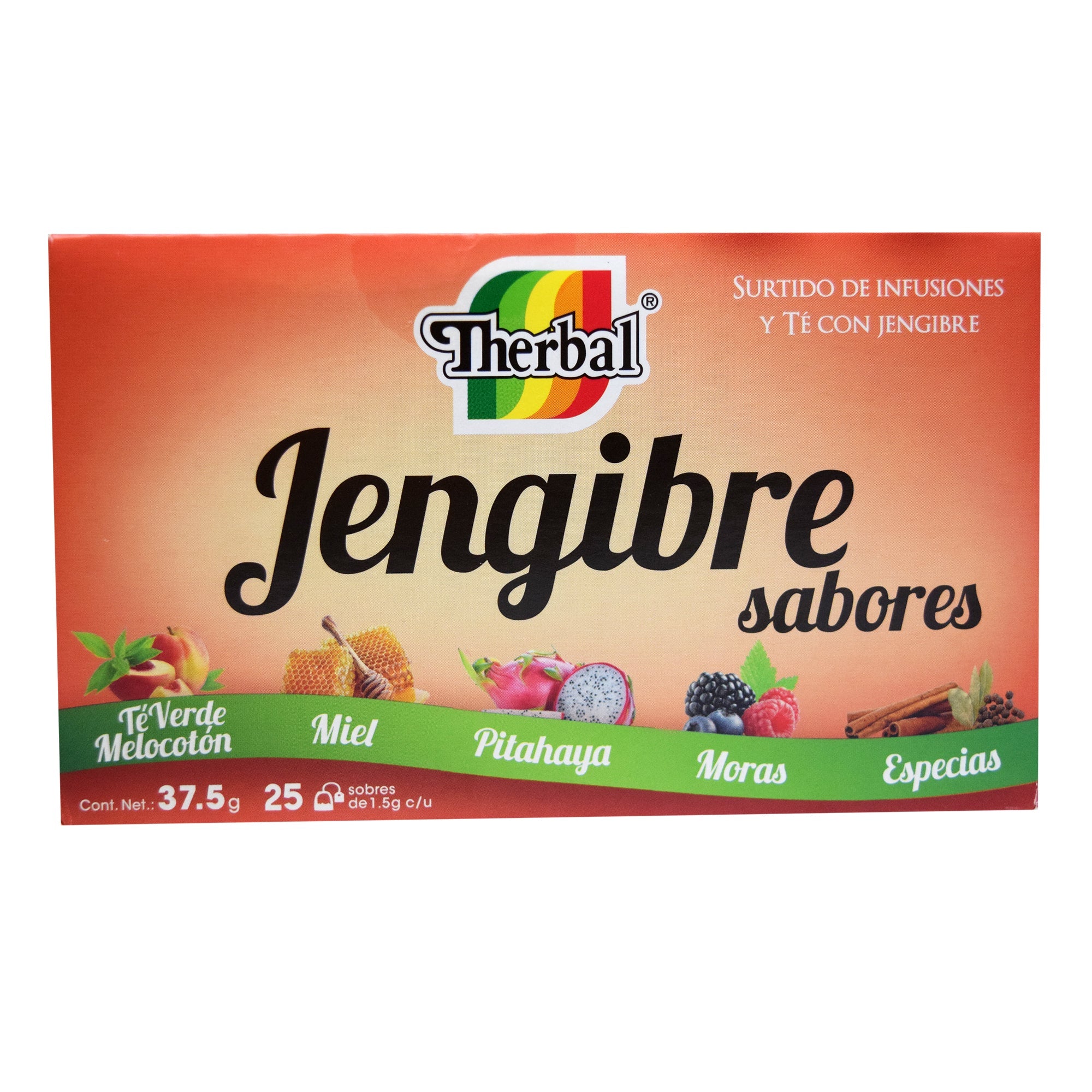 Te De Jengibre Sabores 25 Sob