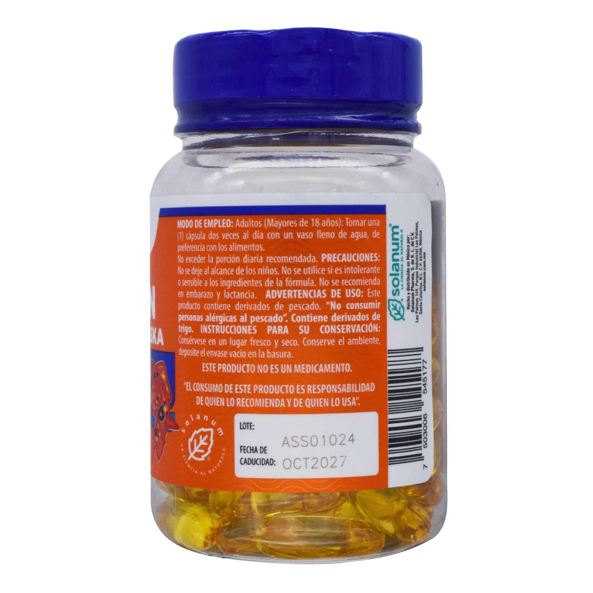 Omega 3 Salmon Salvaje De Alaska 60 Cap