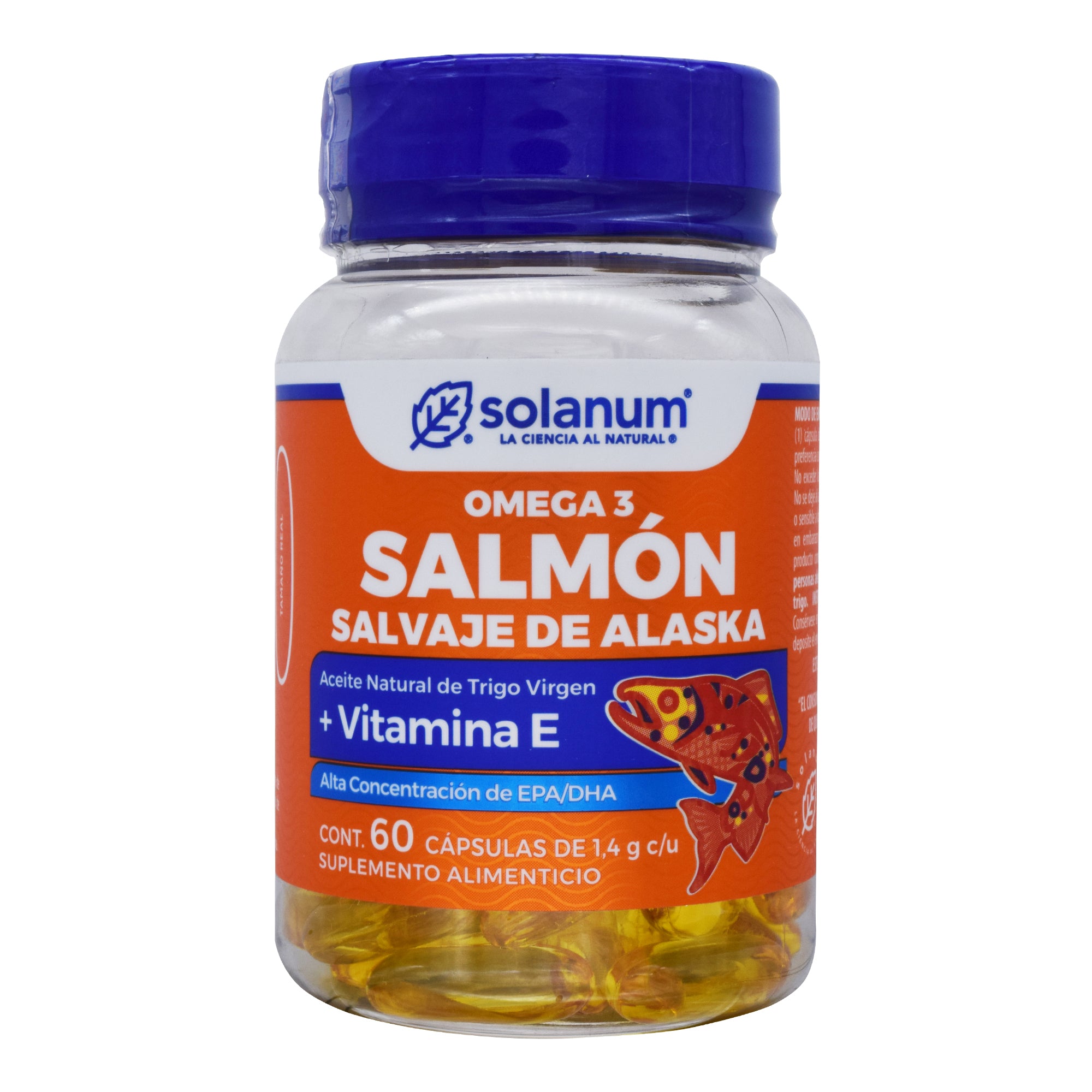 Omega 3 Salmon Salvaje De Alaska 60 Cap