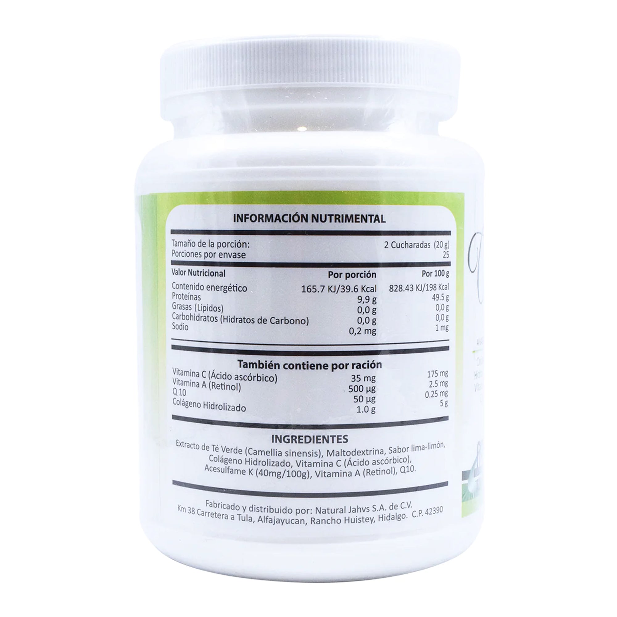 Colageno Collagen Te Verde Limon 500 G