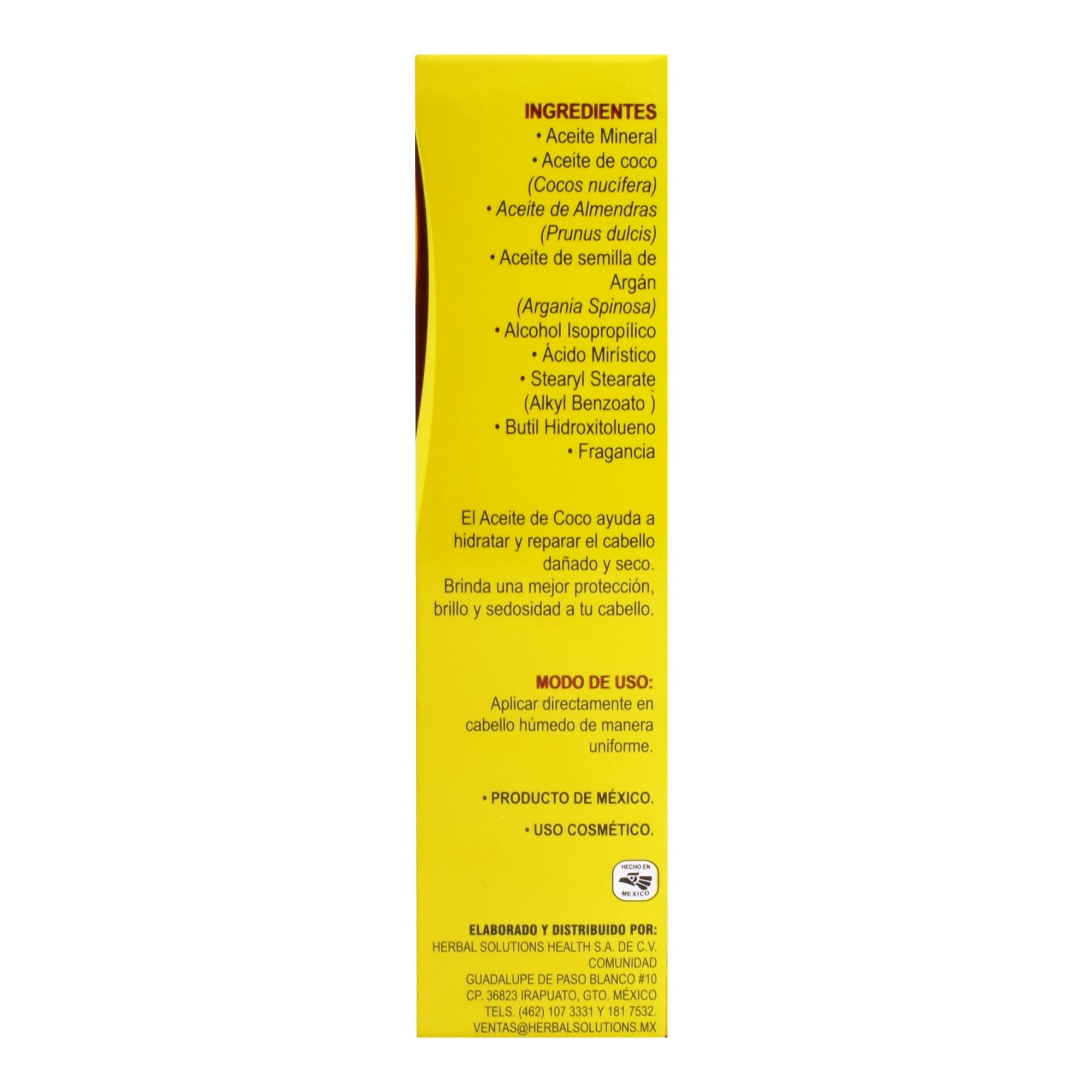 Aceite Capilar Coco 130 Ml