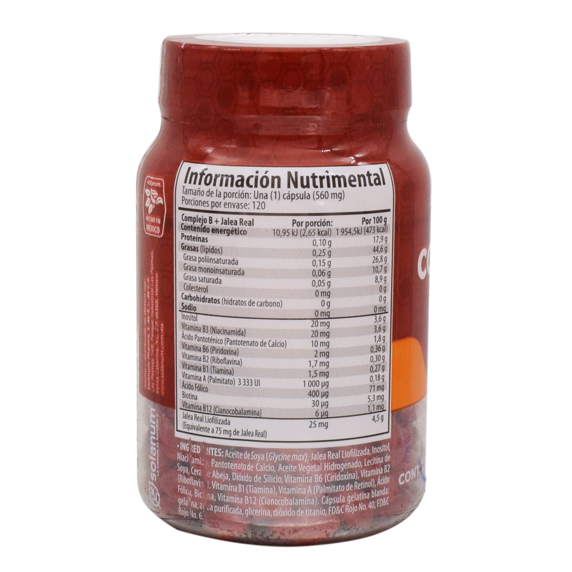 Complejo B Con Jalea Real 120 Cap