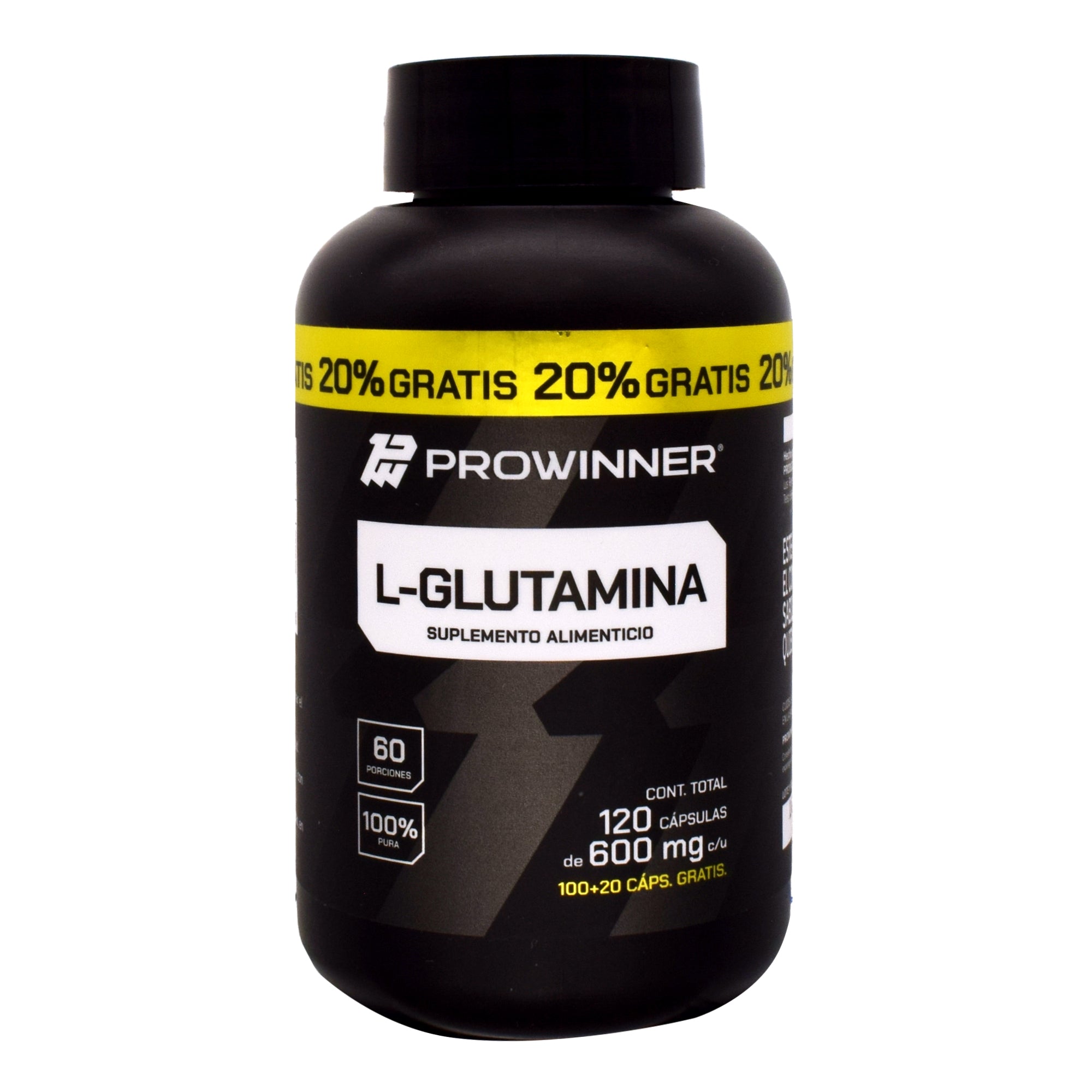 L Glutamina 100 Cap Y 20 Cap Gratis
