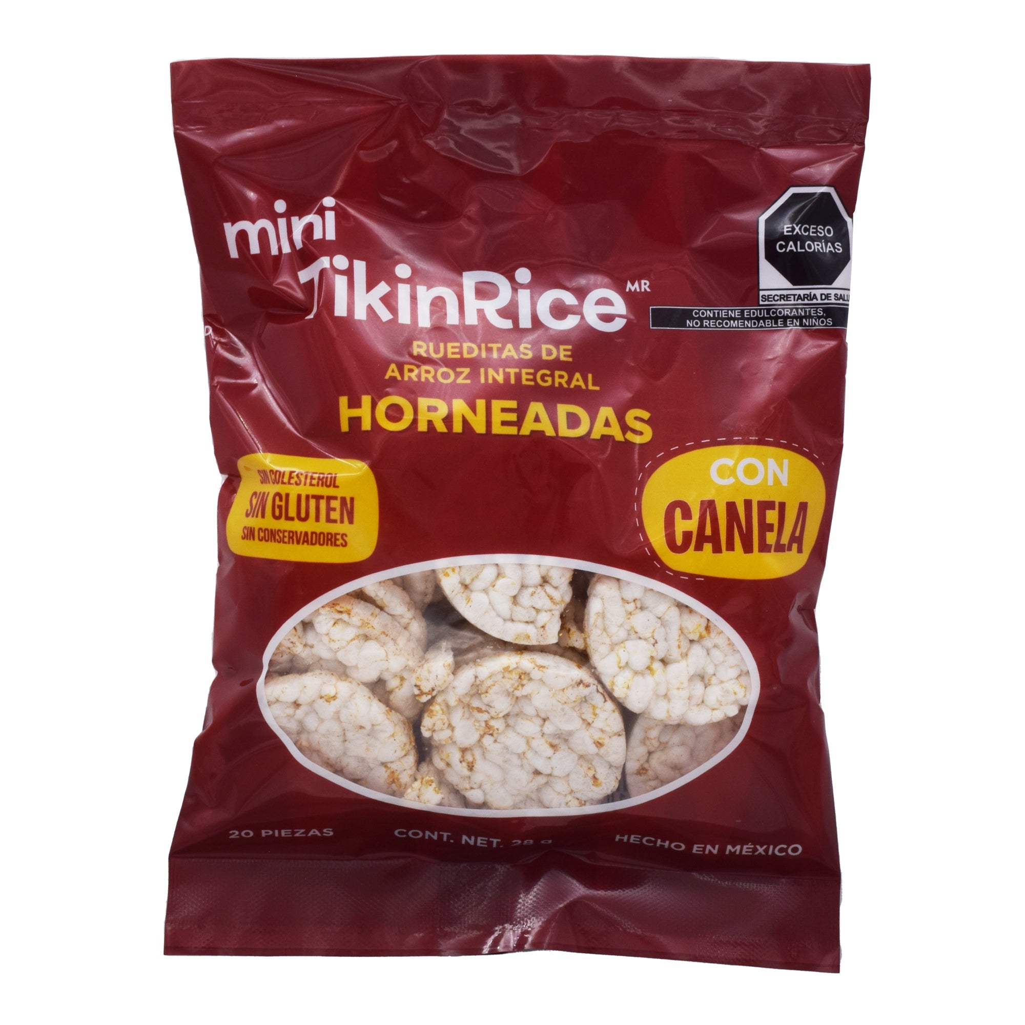 Galletas De Arroz Integral Canela 28 G