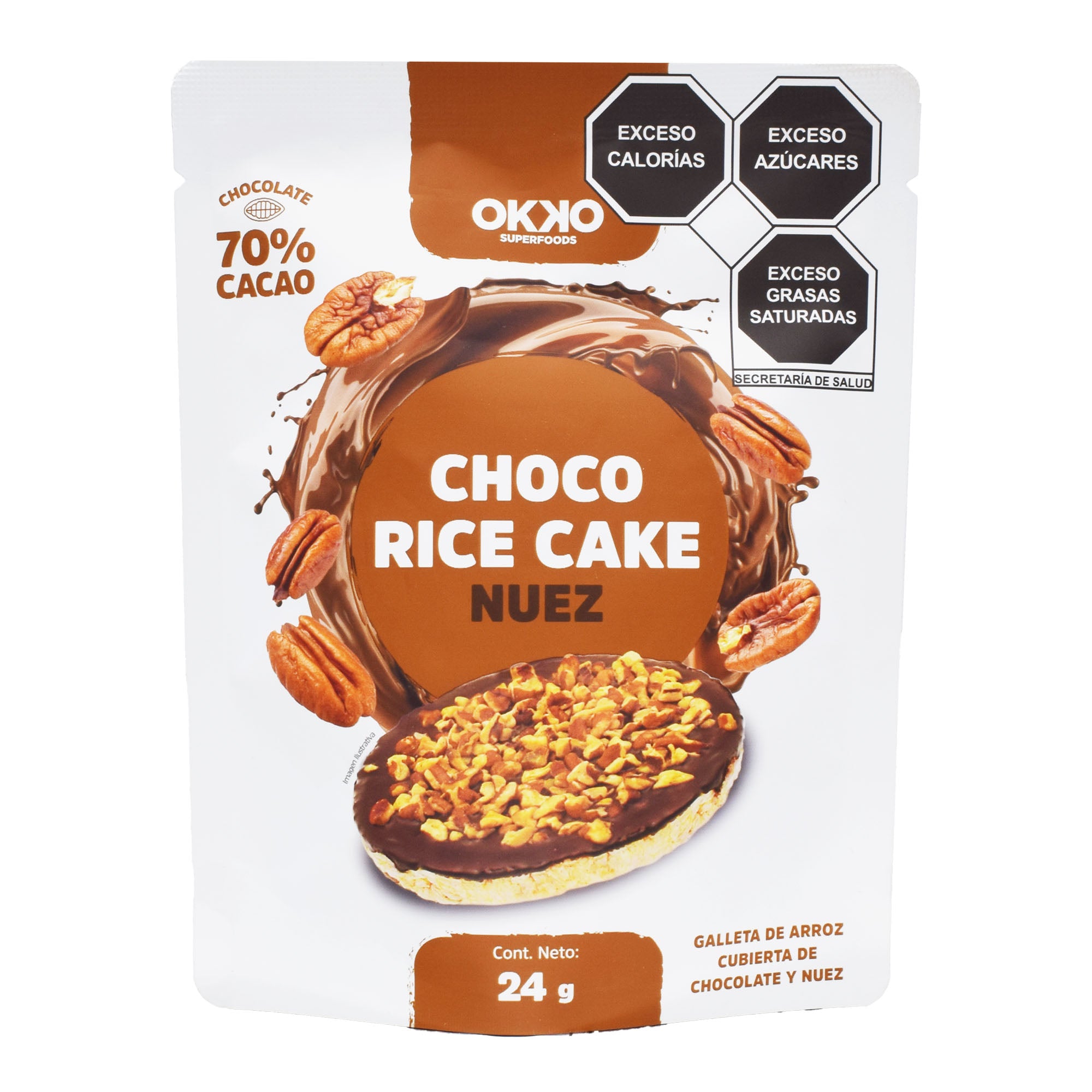 Galleta De Arroz Sab Chocolate Y Nuez 28 G