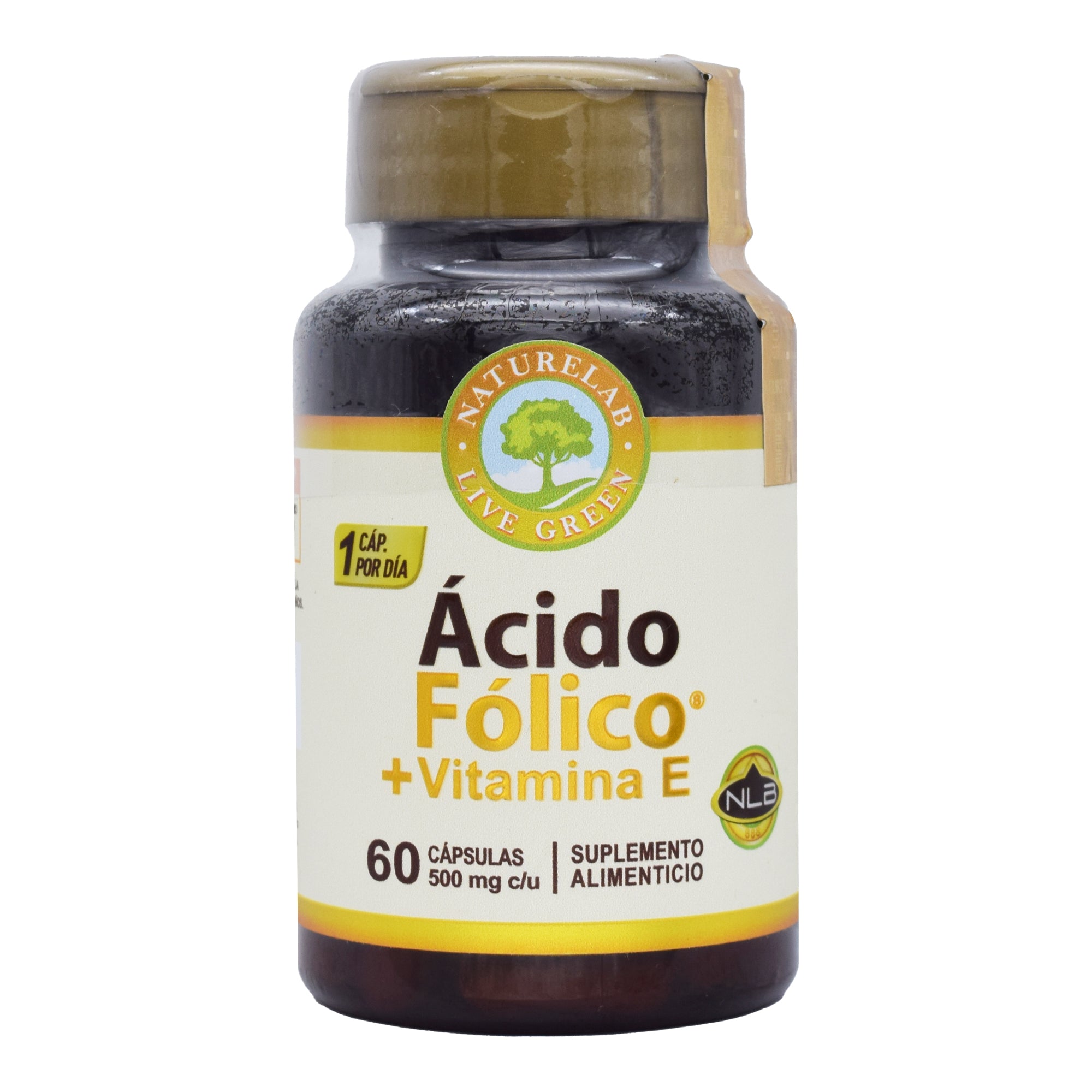 Acido Folico Con Vit E 60 Cap