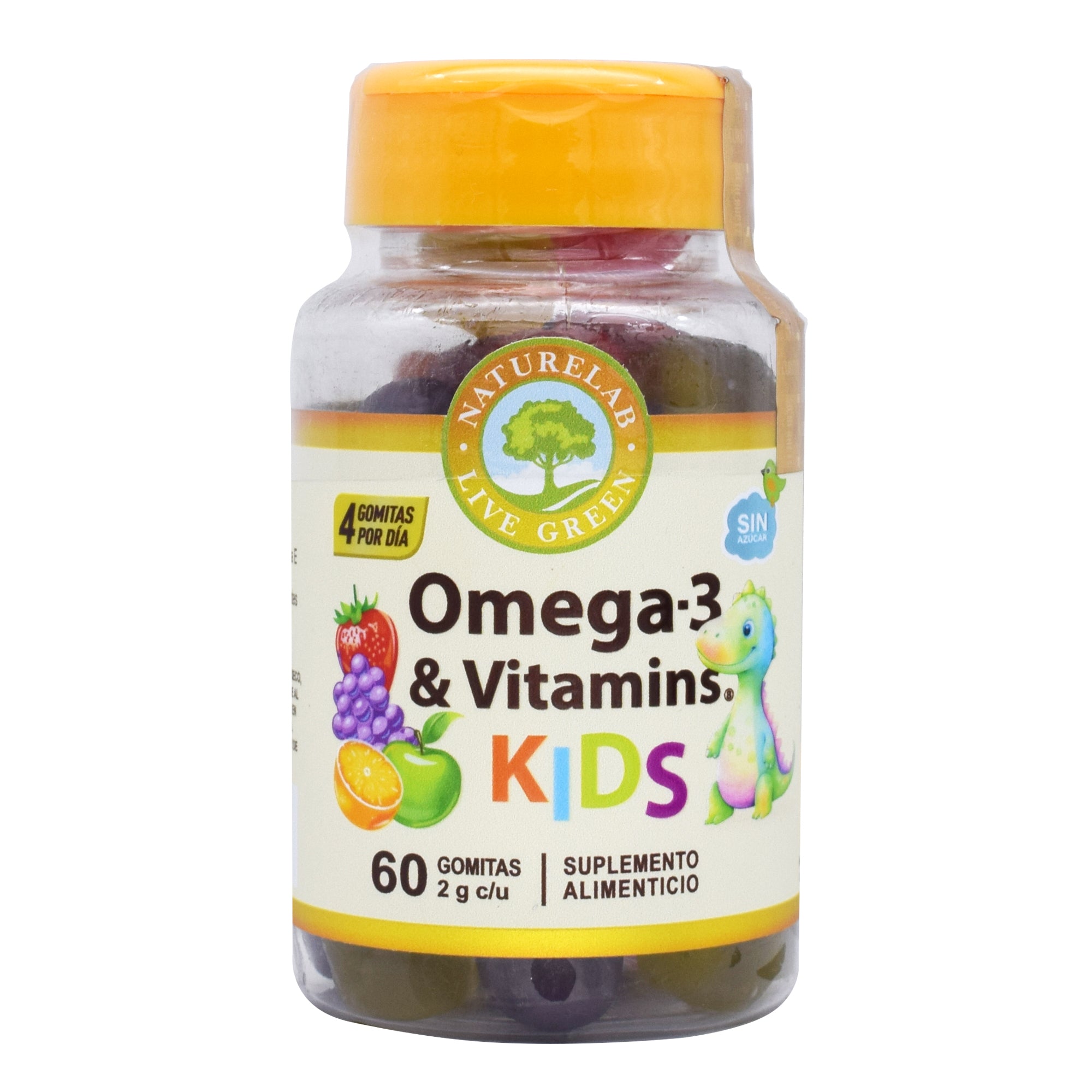 Omega 3 Y Vitaminas Kids 60 Gomitas