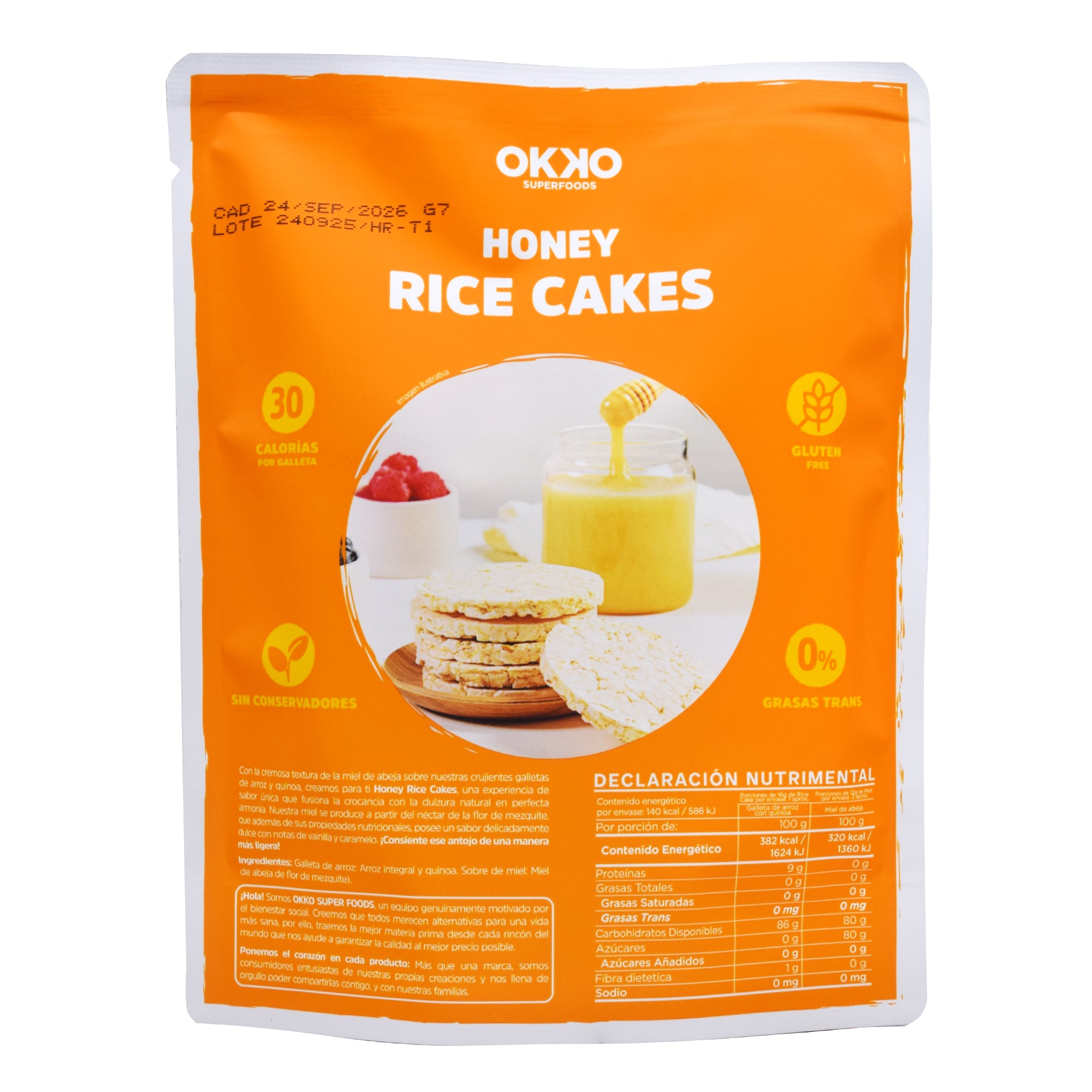 Honey Rice Cakes 40 G
