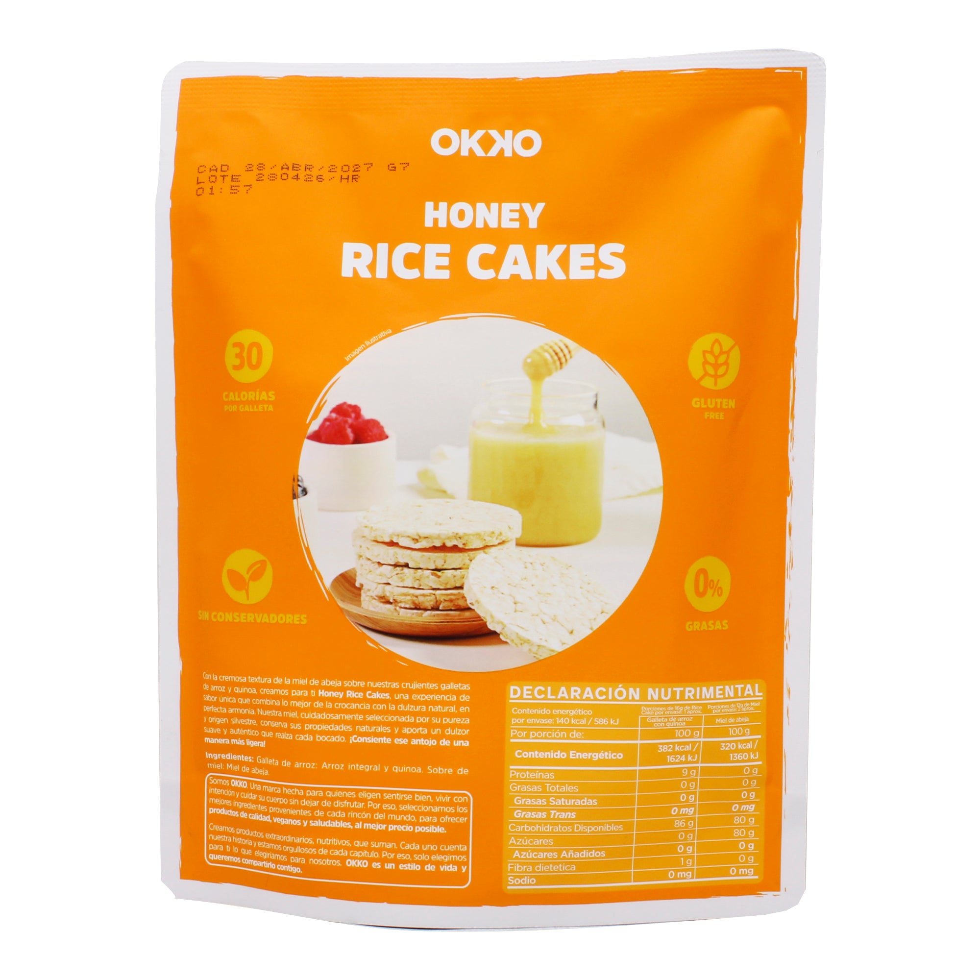 Honey Rice Cakes 40 G