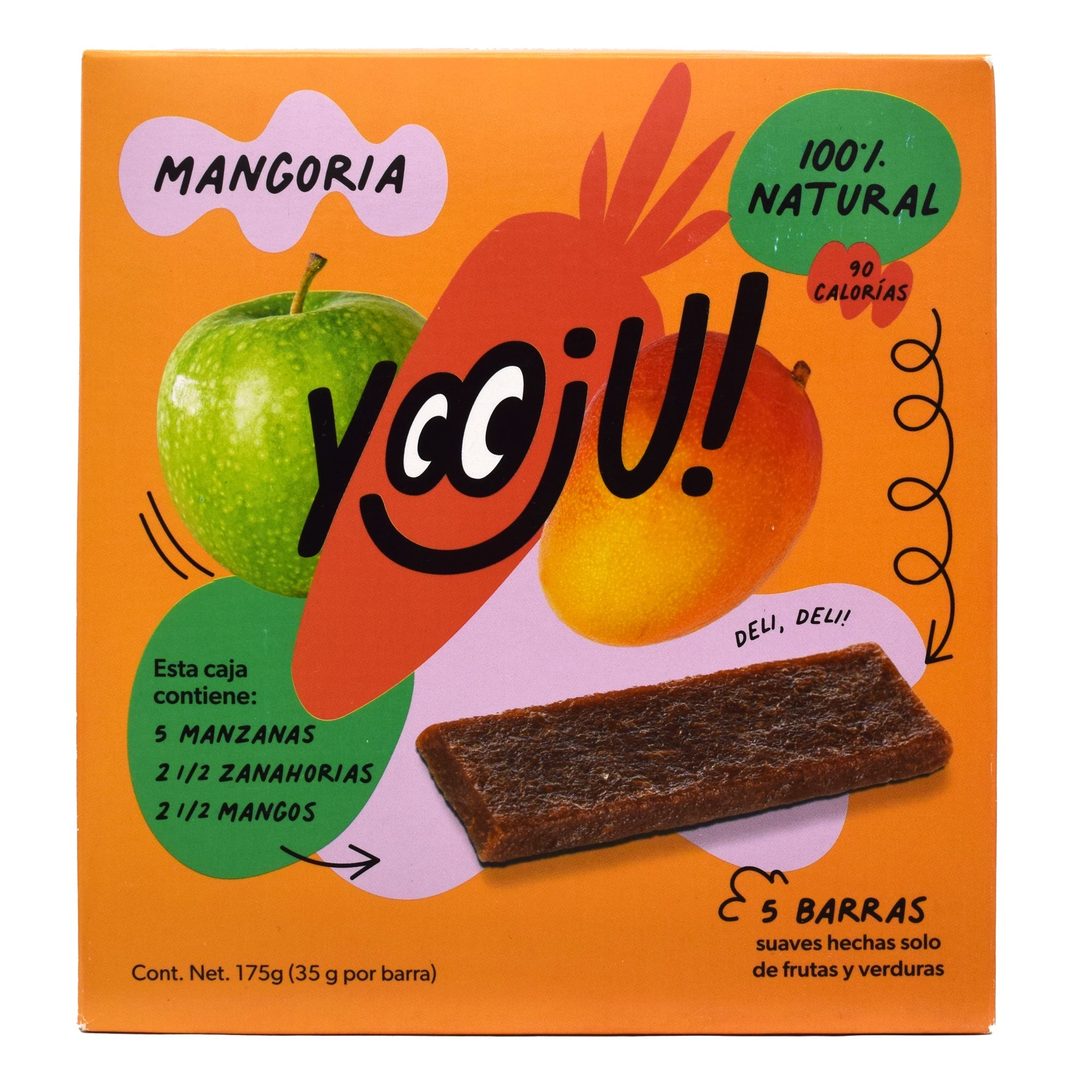 Barra Manzana Zanahoria Mango 35 G (PAQUETE 5)