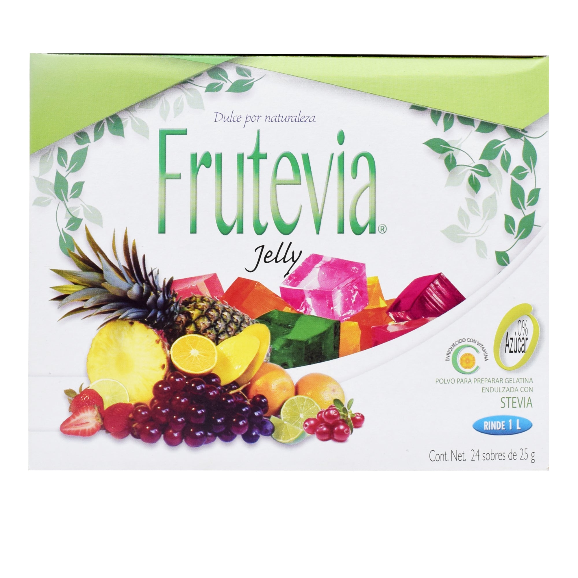 Gelatina Con Stevia Limon 25 G (PAQUETE 24)