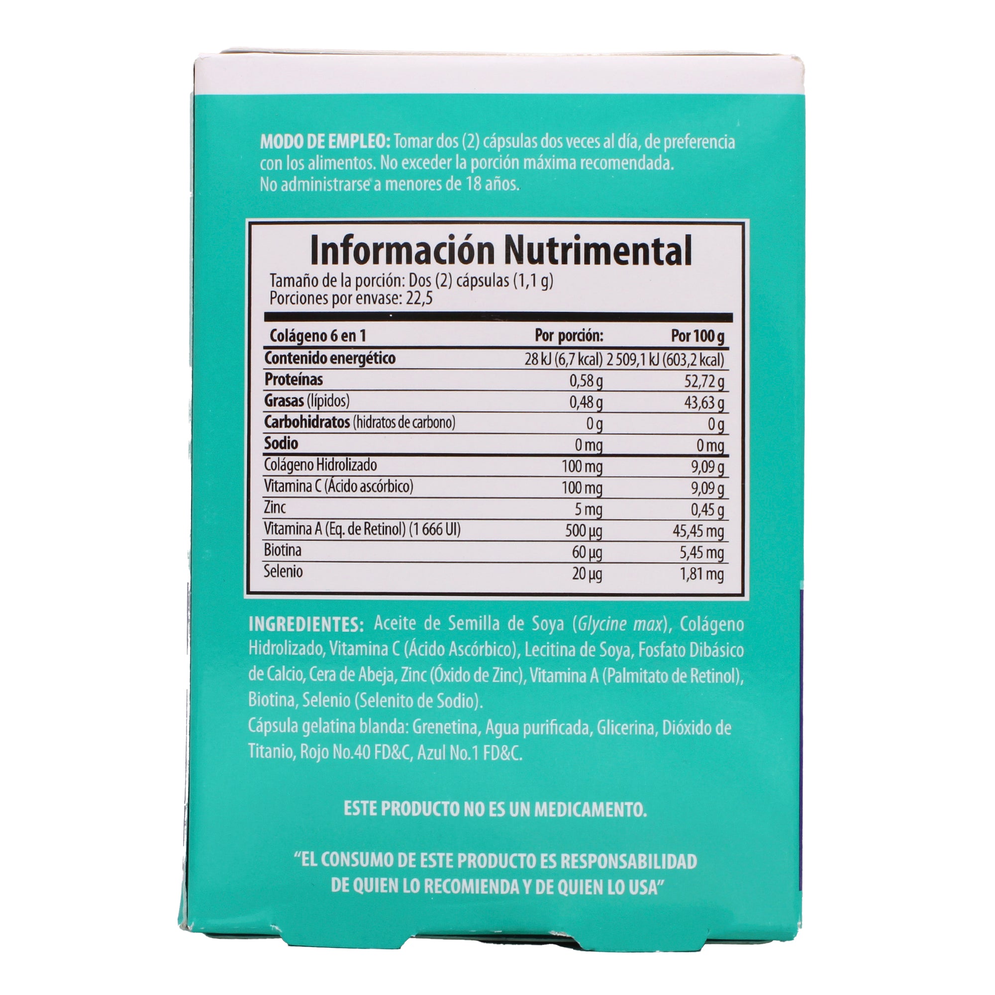 Colageno 6 En 1 45 Cap
