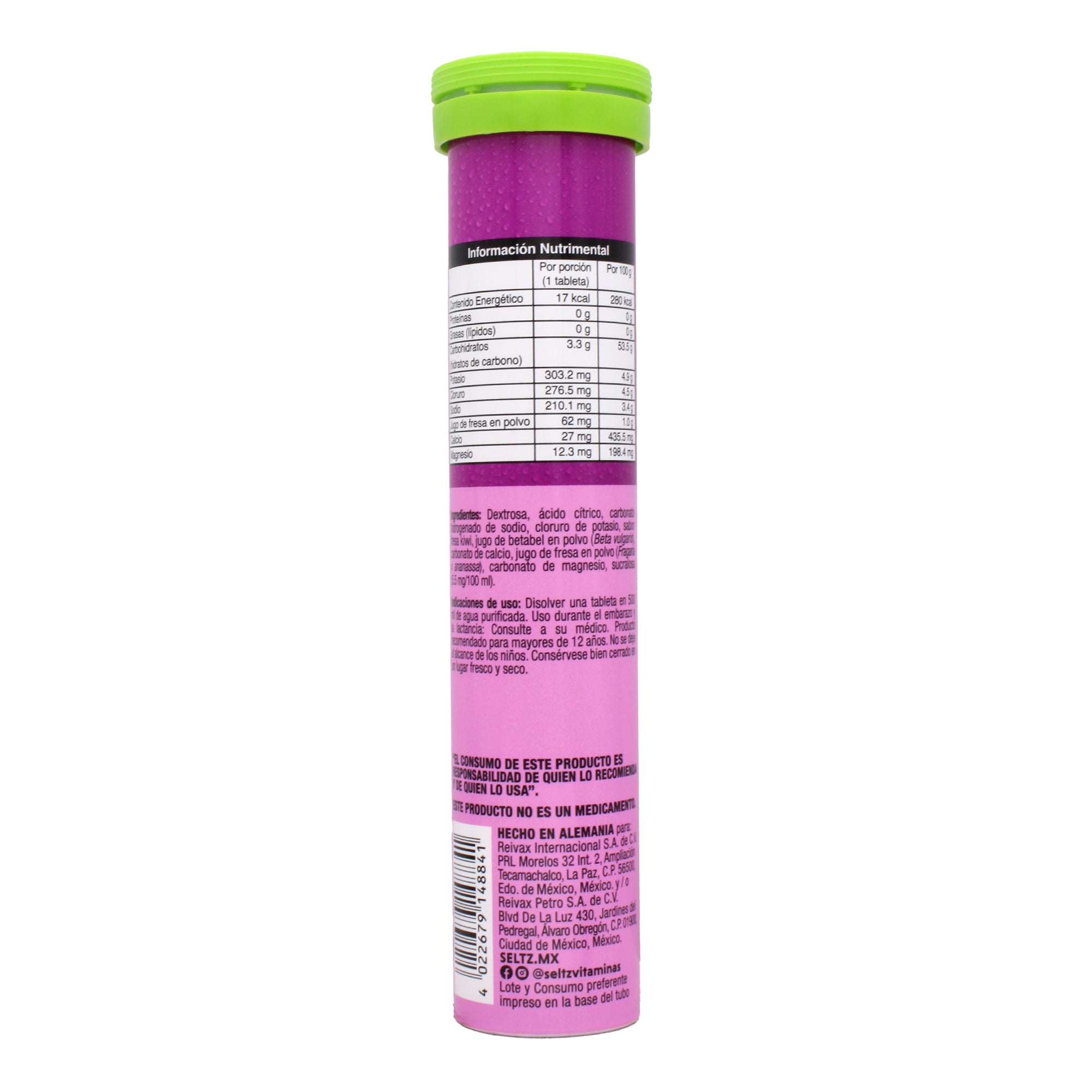 Electrolitos Fresa Kiwi Efervecentes 13 Tab