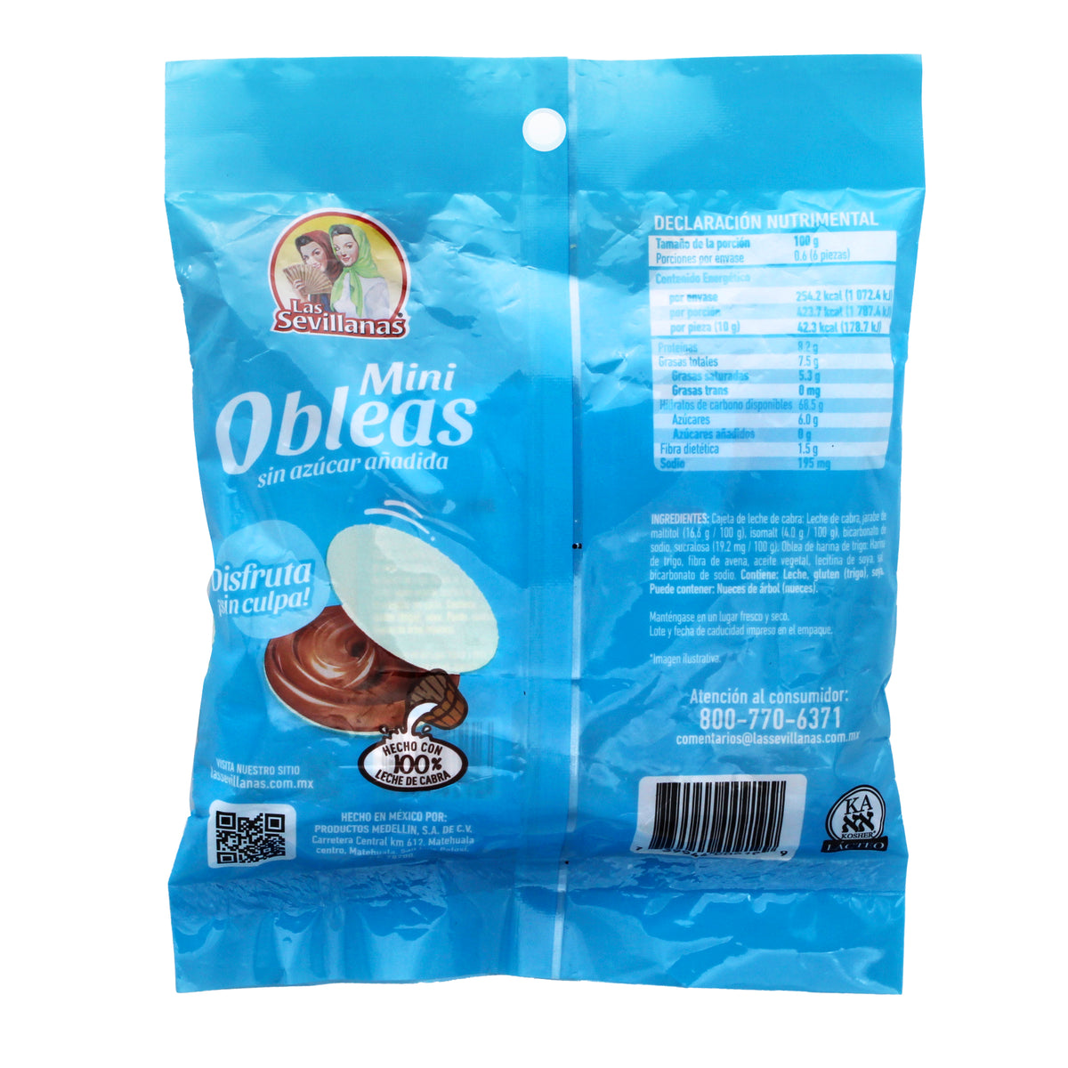 Mini Obleas Sugar Free 60 G