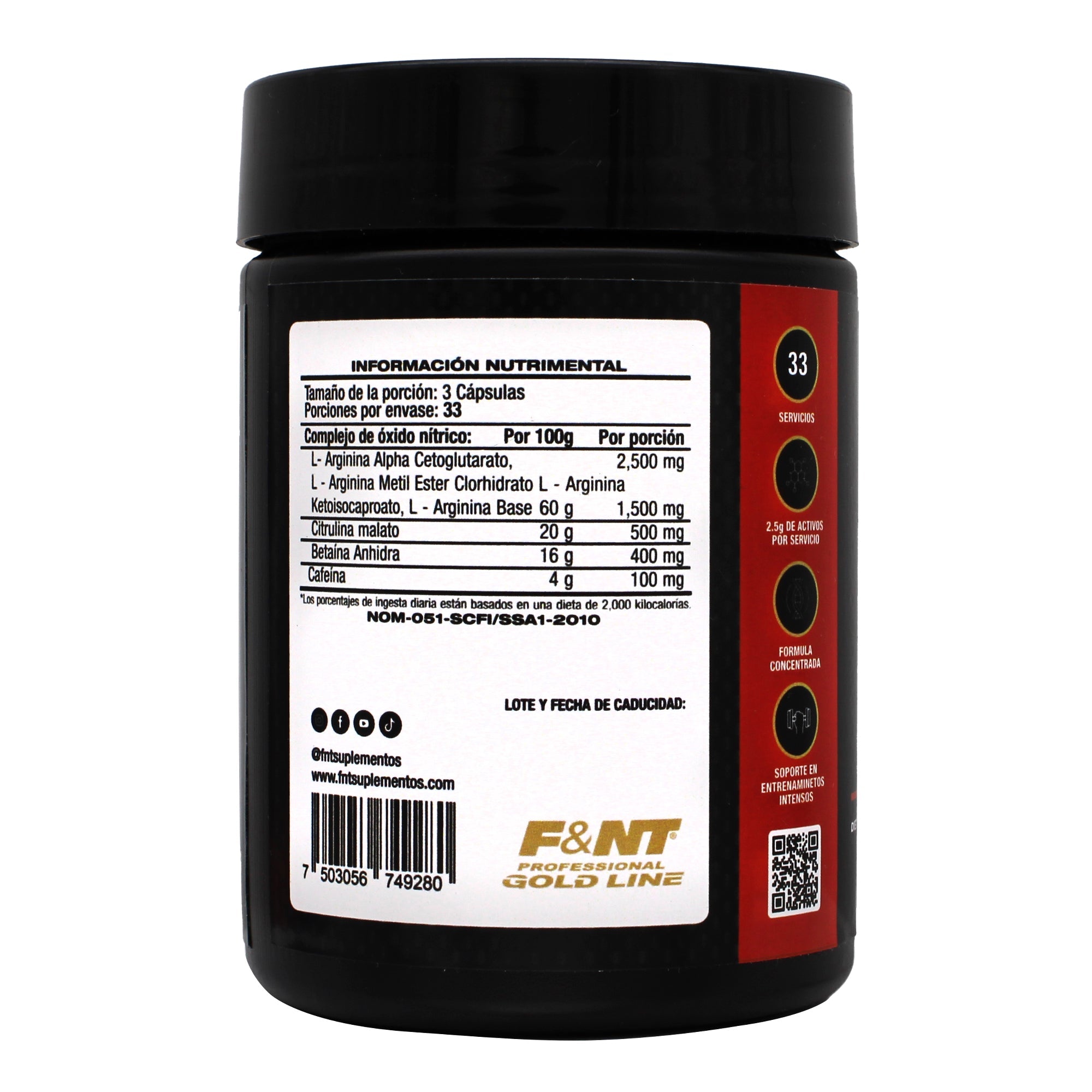 Oxido Nitrico 100 Cap