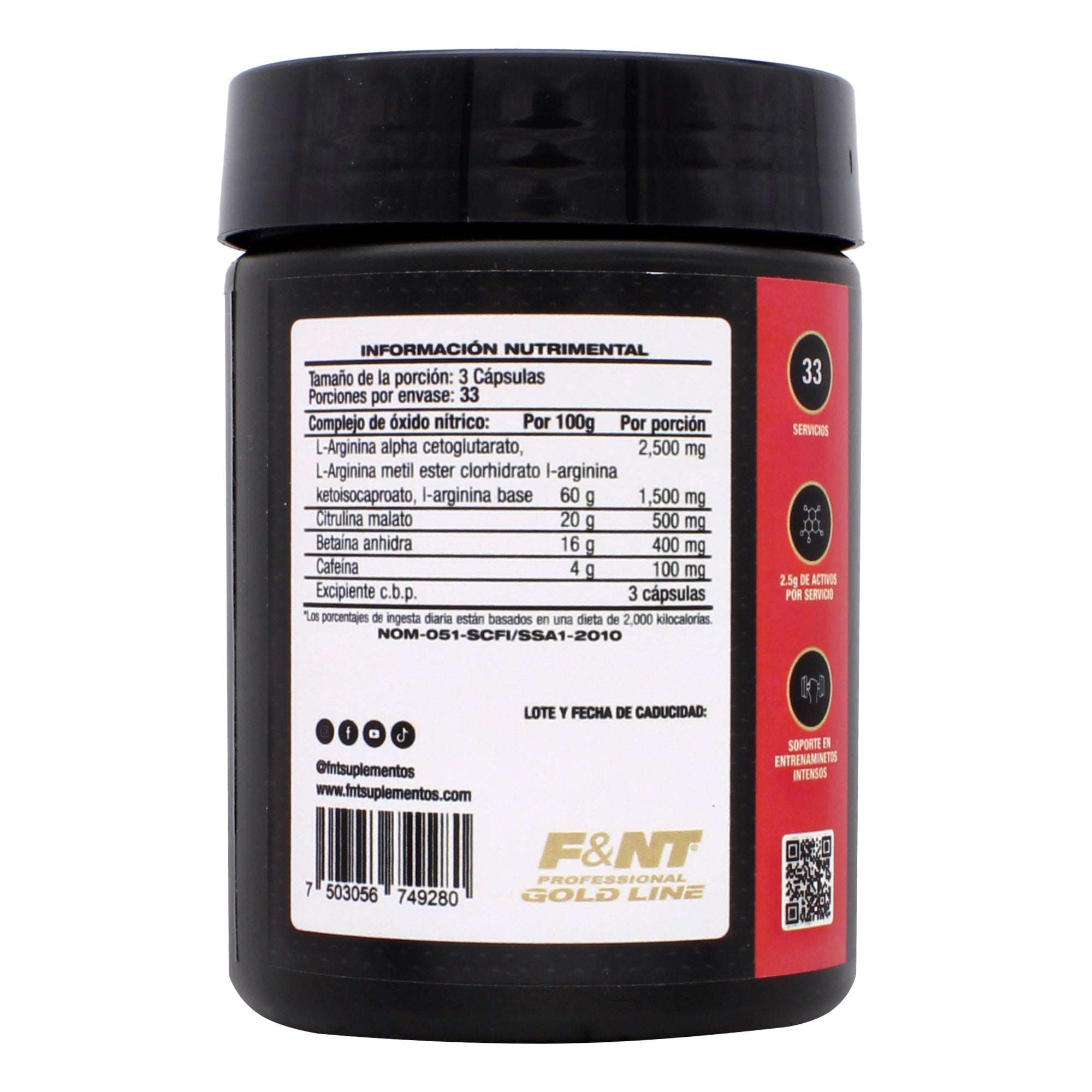 Oxido Nitrico 100 Cap