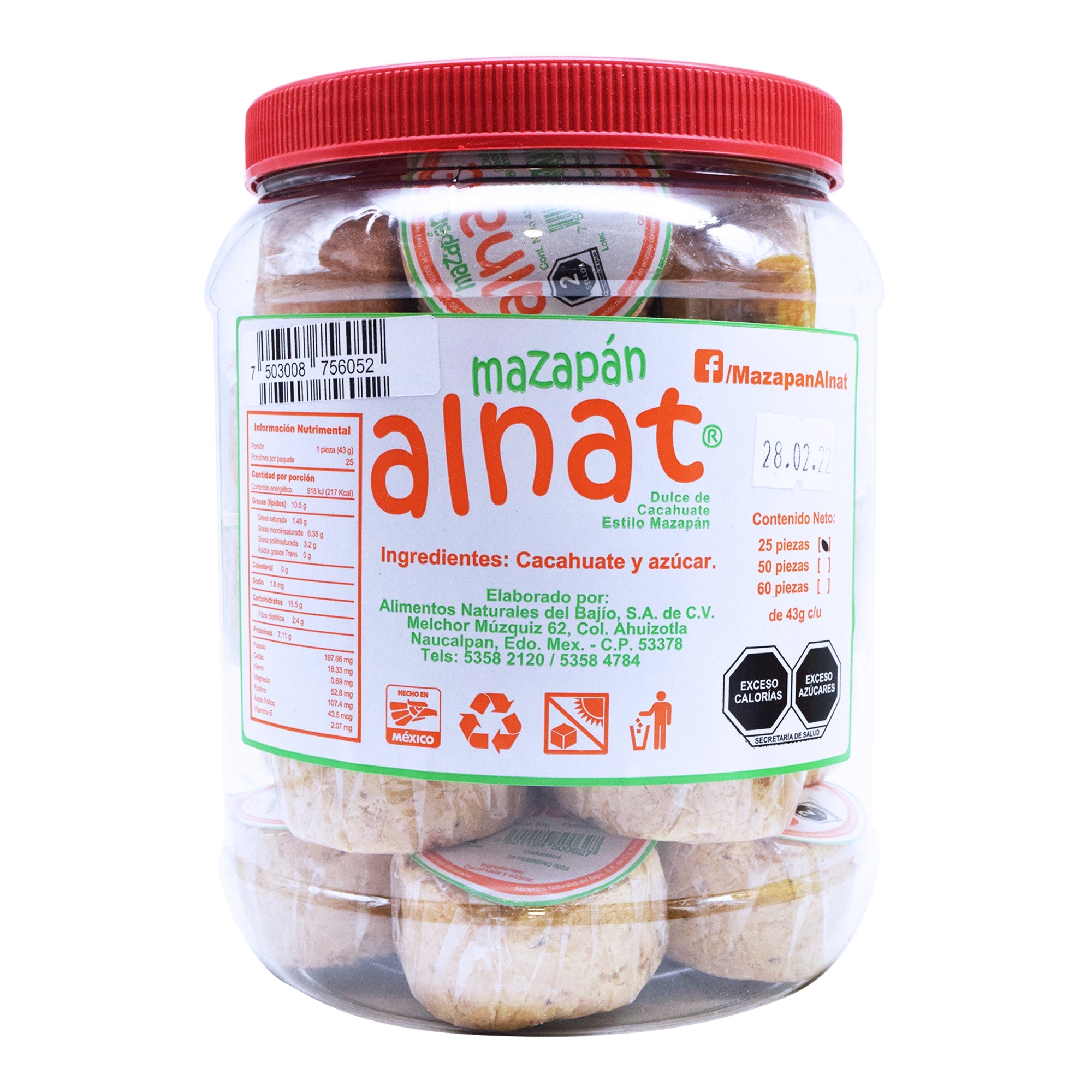 Mazapan 43 G (Paquete 25)