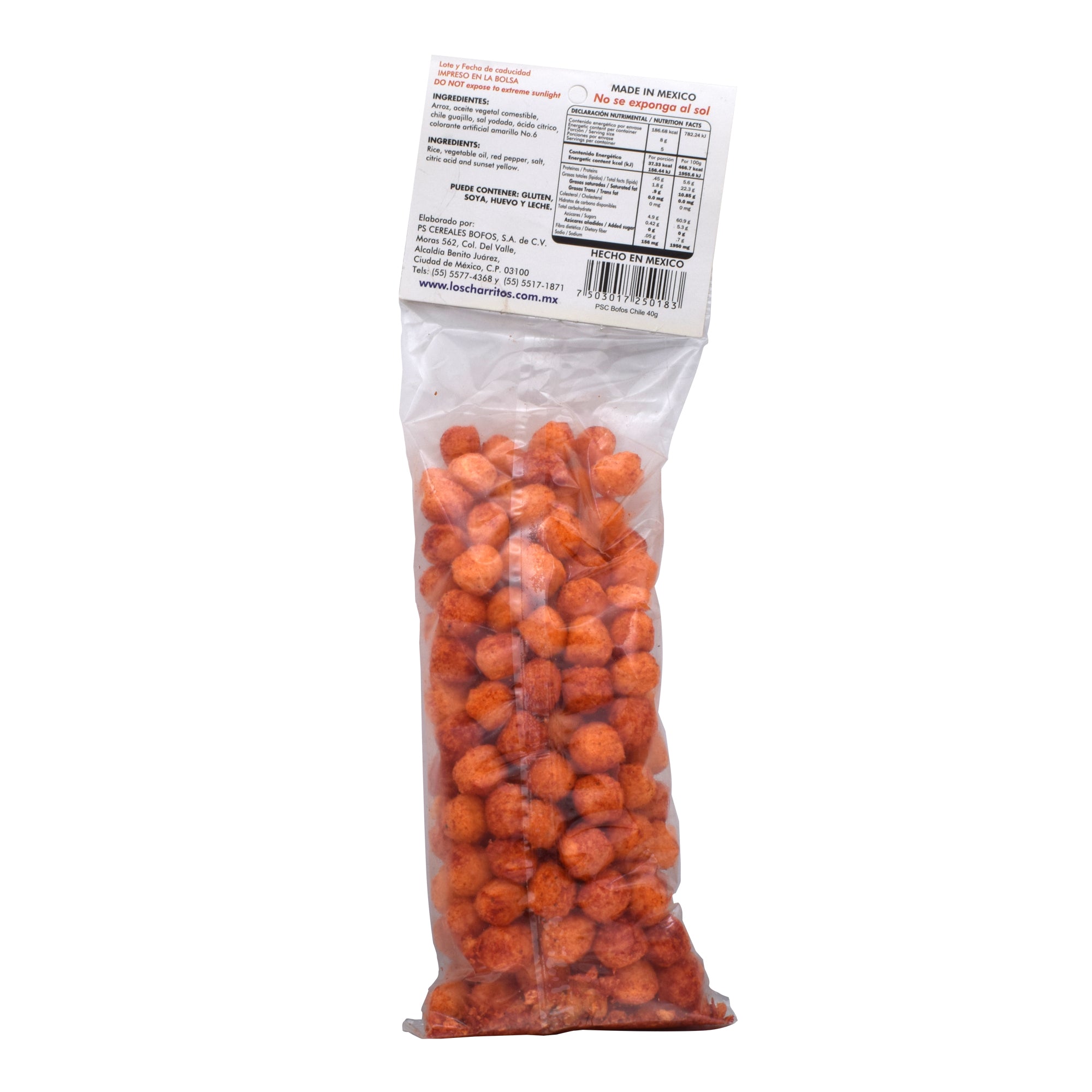 Botana De Arroz Inflado Sab Chile 40 G (Caja 15)