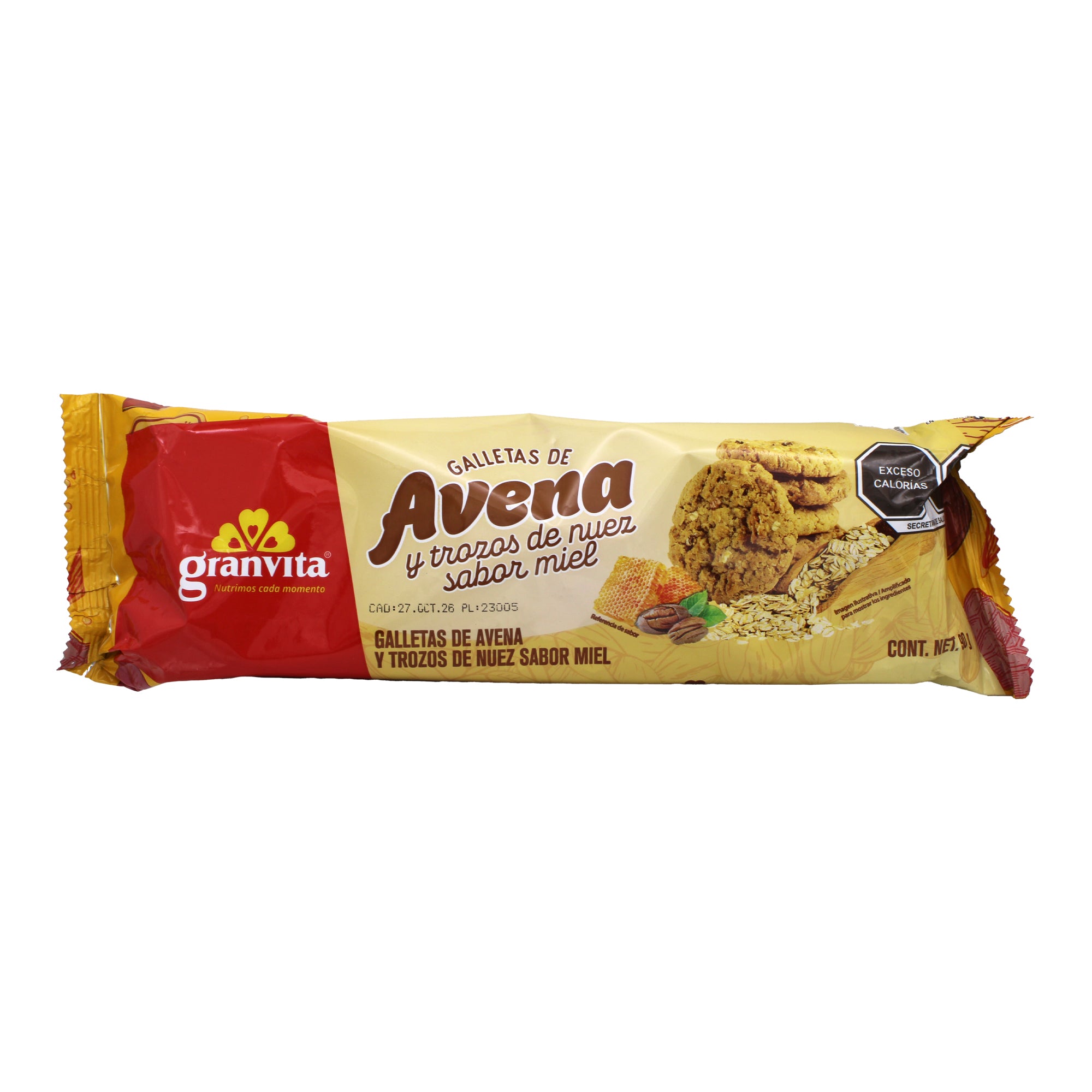 Galleta De Avena Miely Nuez 90 G