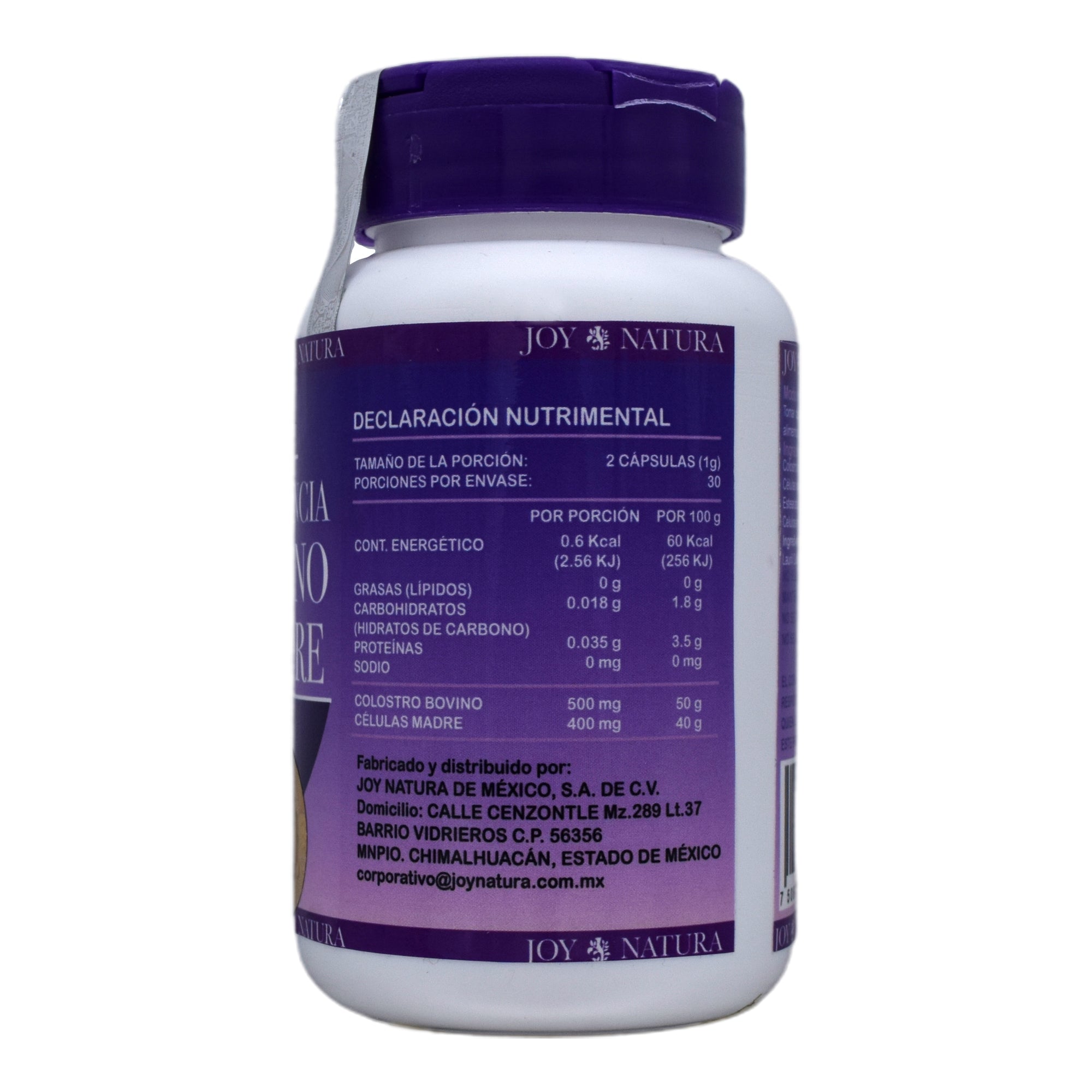 Factor De Transferencia Calostro Bovino Y Celulas Madre 60 Cap