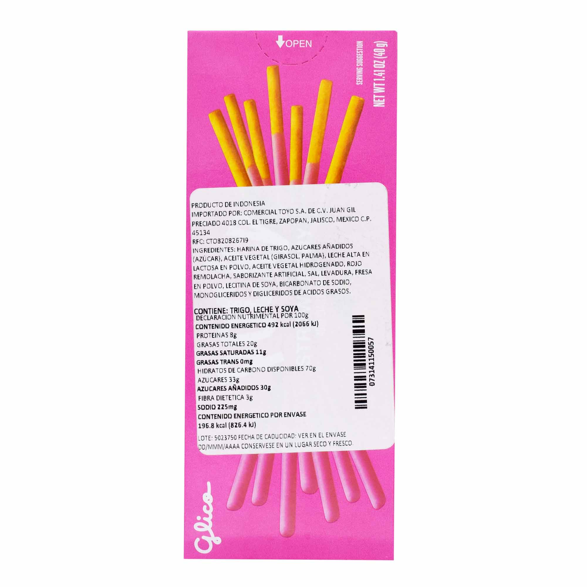 Palito De Galleta Pocky Fresa 40 G