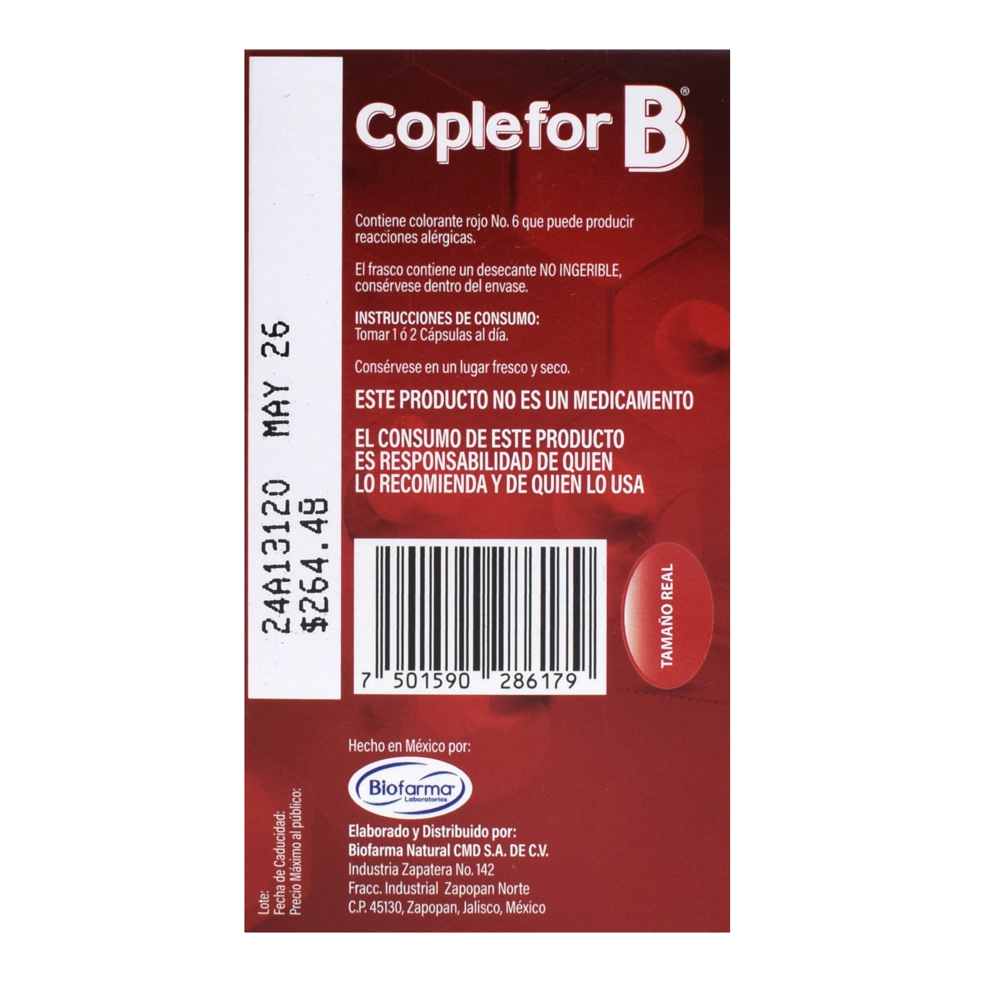 Complejo B Coplefor B 50 Cap