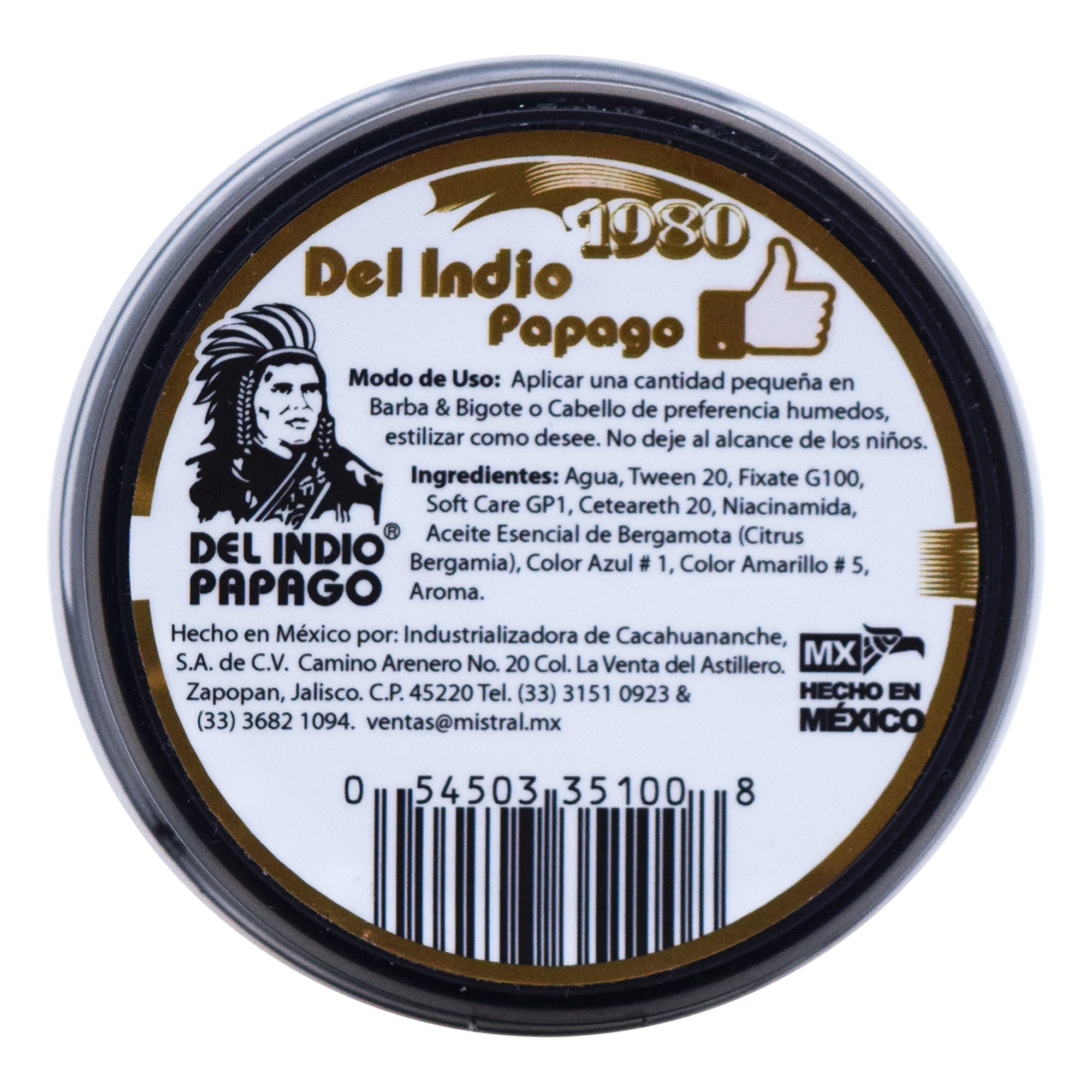 Cera Para Barba Y Bigote Con Bergamota 88 G