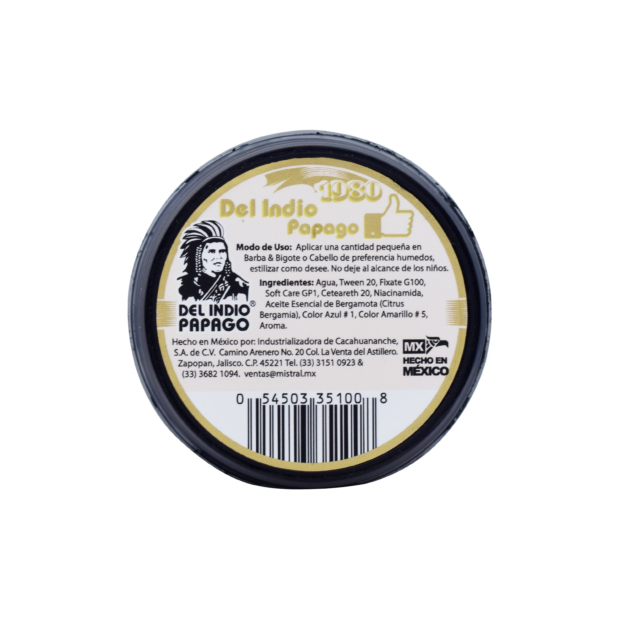 Cera Para Barba Y Bigote Con Bergamota 88 G