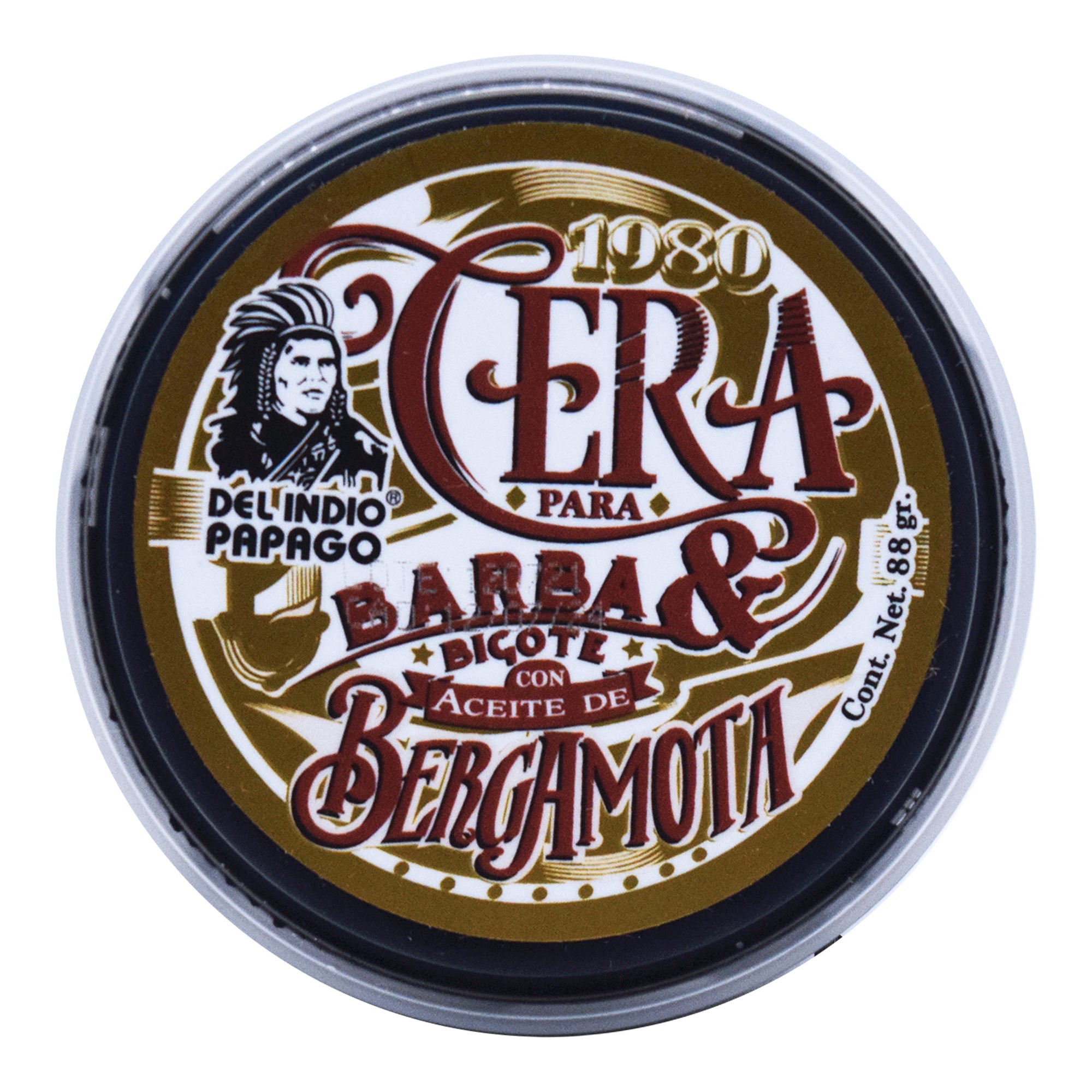 Cera Para Barba Y Bigote Con Bergamota 88 G