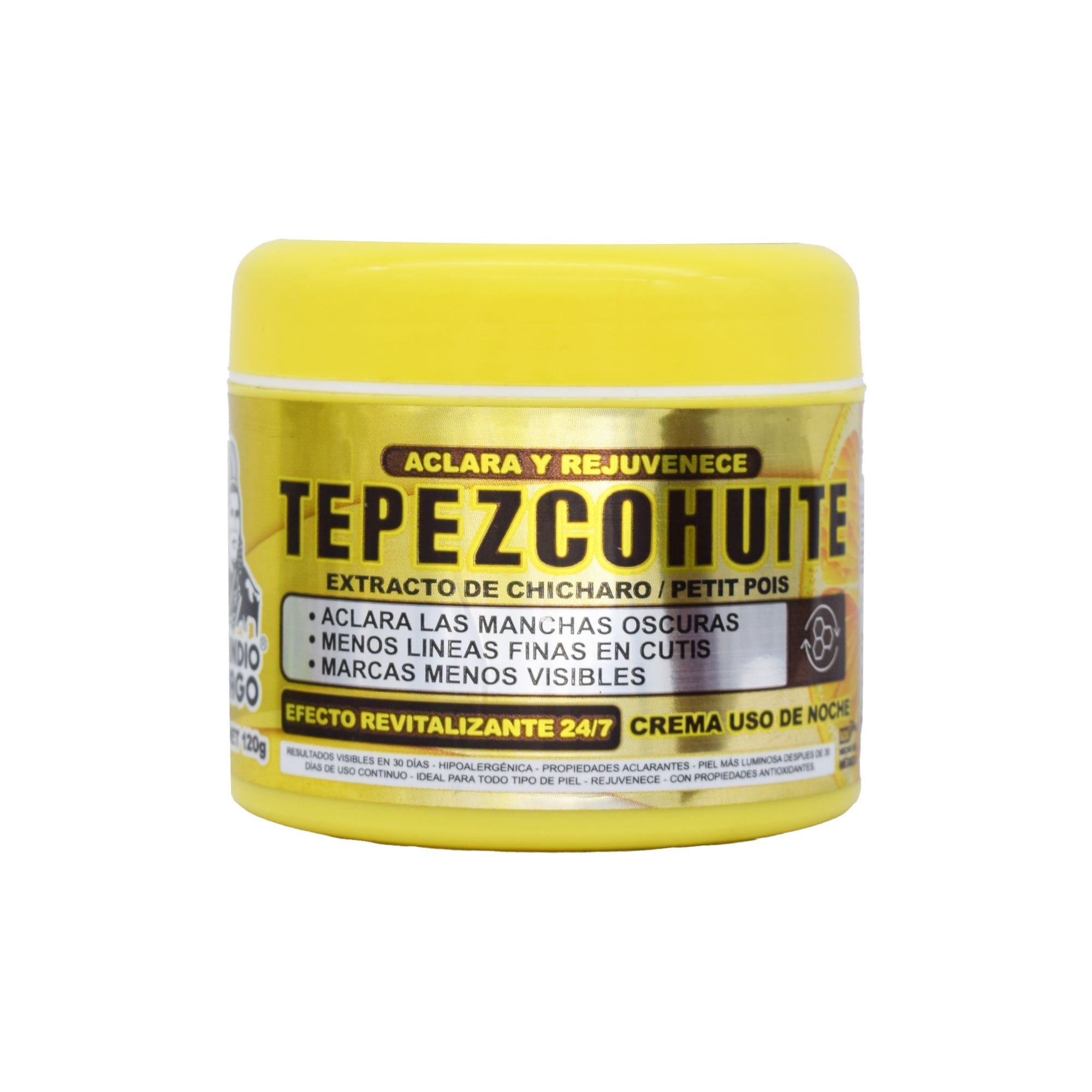 Crema Tepezcohuite Aclarante Noche 120 G