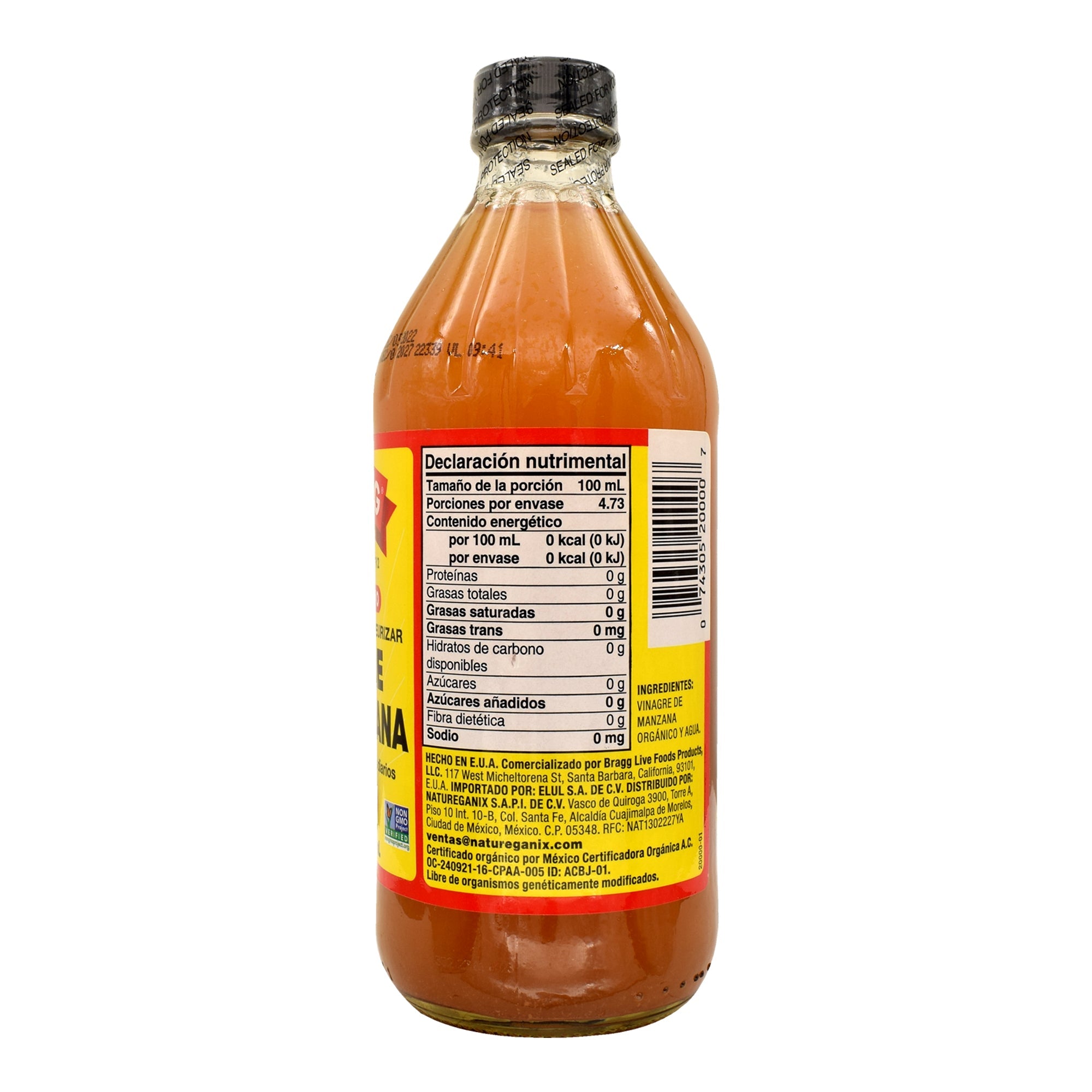 Vinagre De Manzana 473 Ml