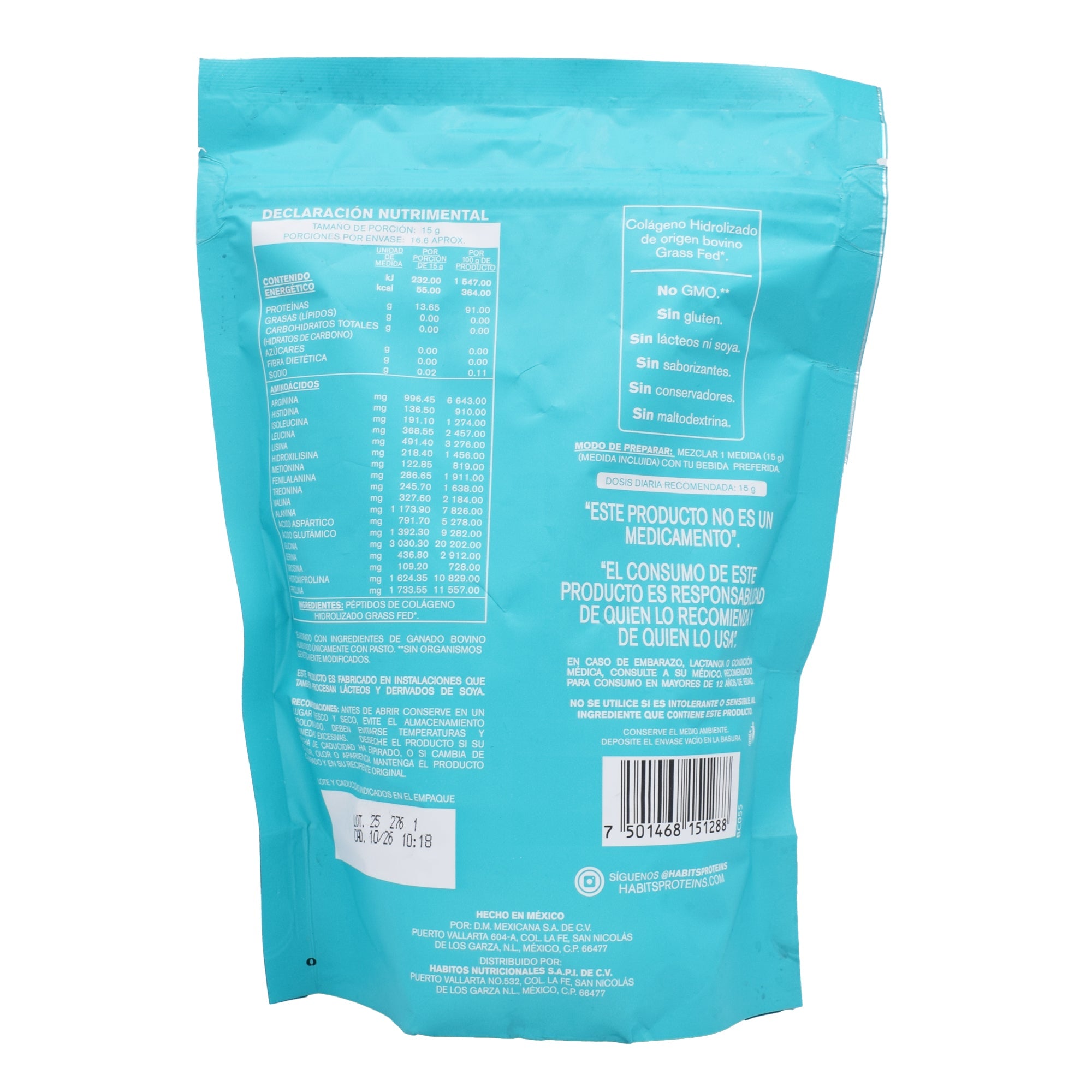 Peptidos De Colageno 250 G
