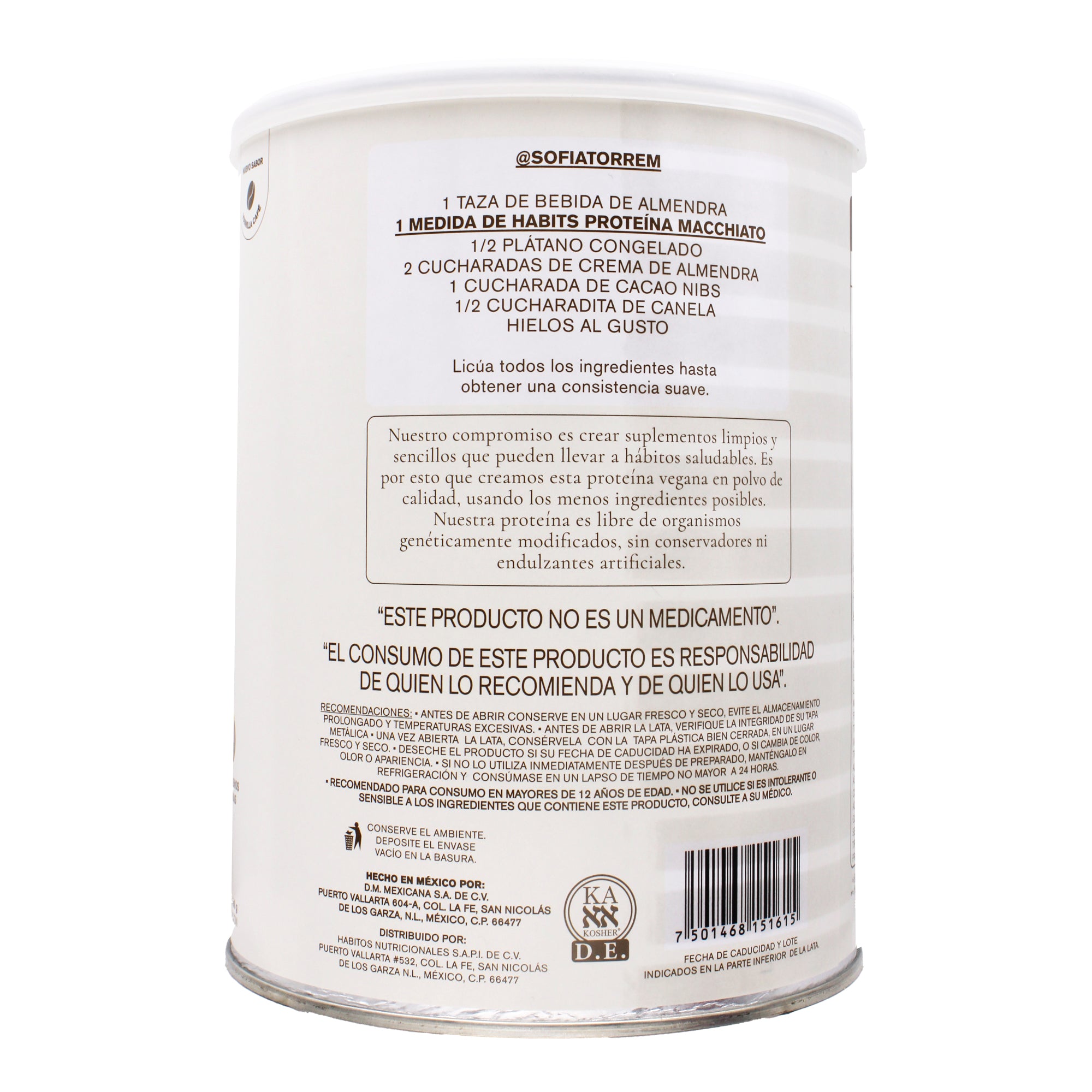 Proteina Vegana Macchiato 488 G