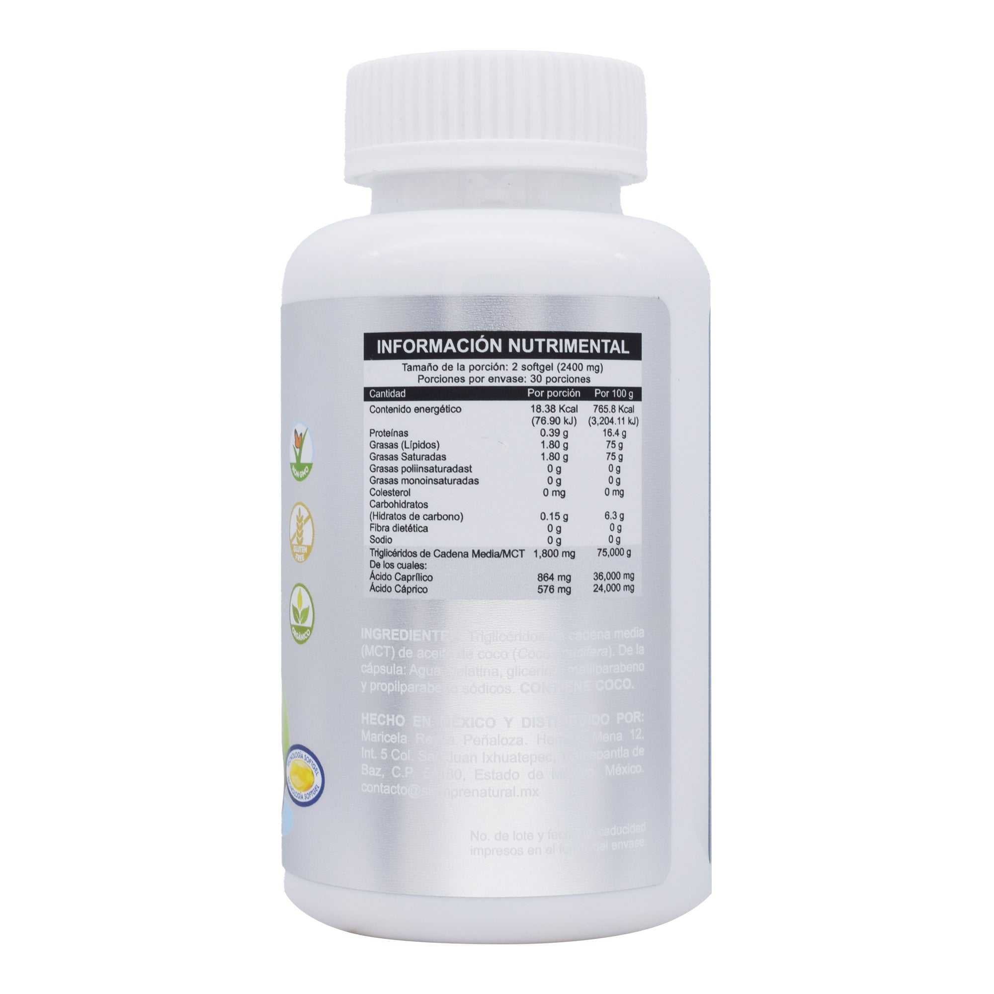 Aceite De Coco 60 Cap