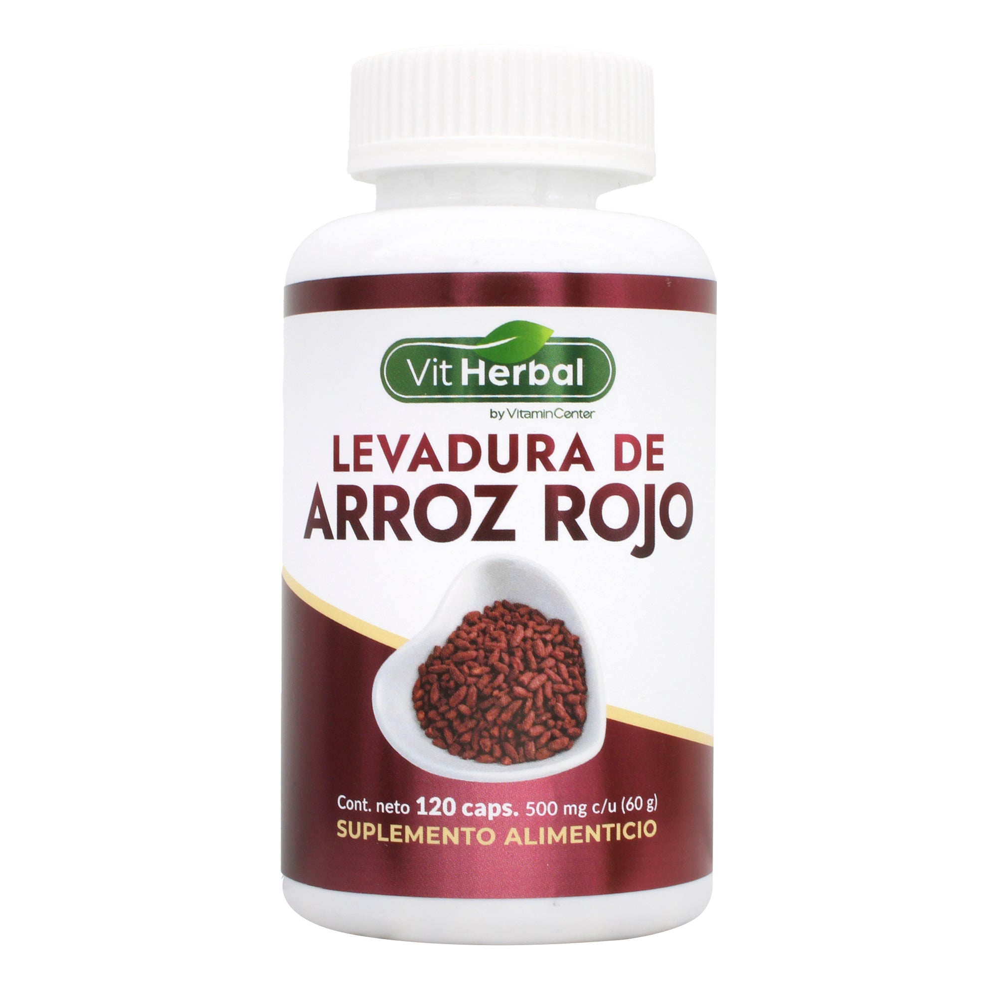 Levadura De Arroz Roja 120 Cap