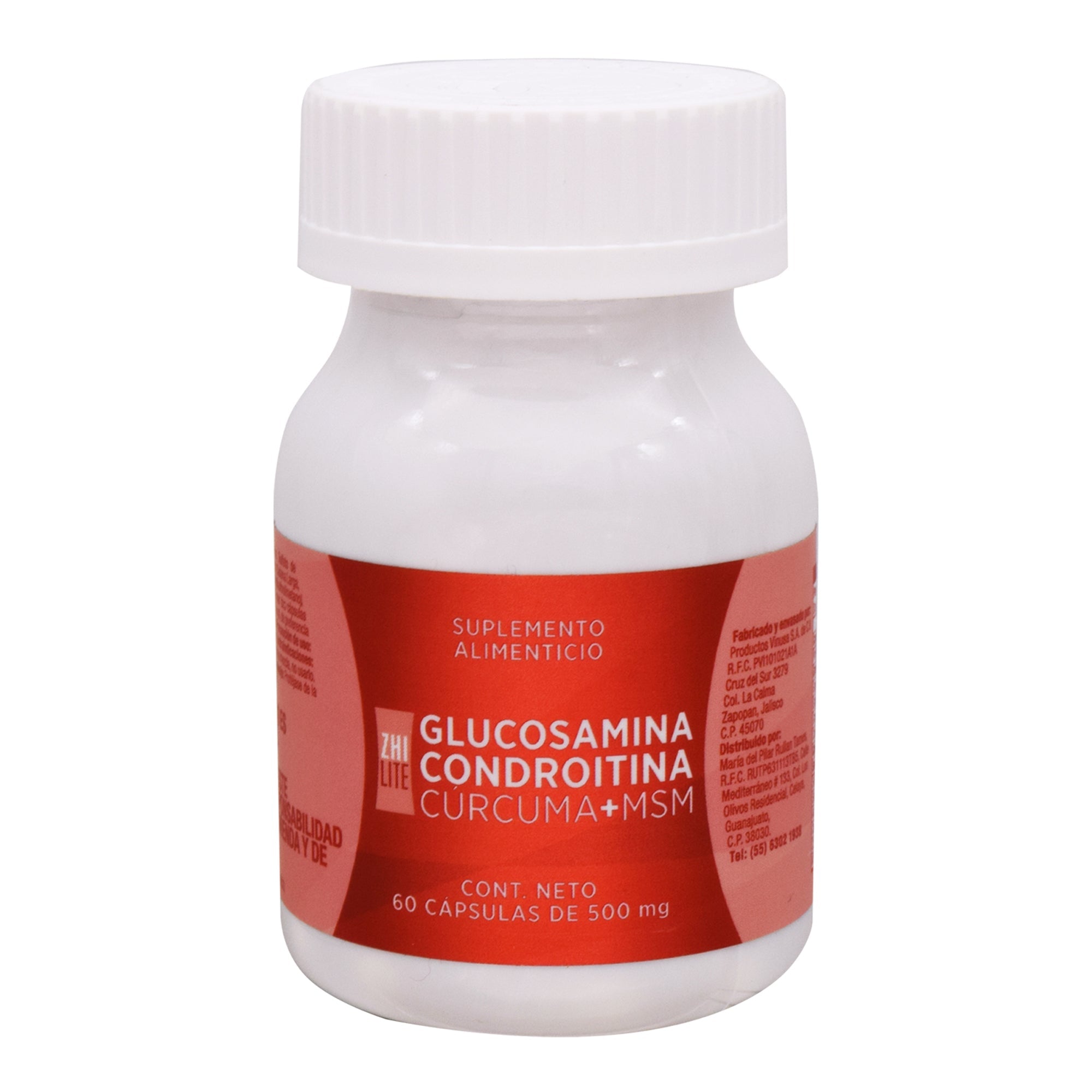 Glucosamina Condroitina Curcuma Msm 60 Cap