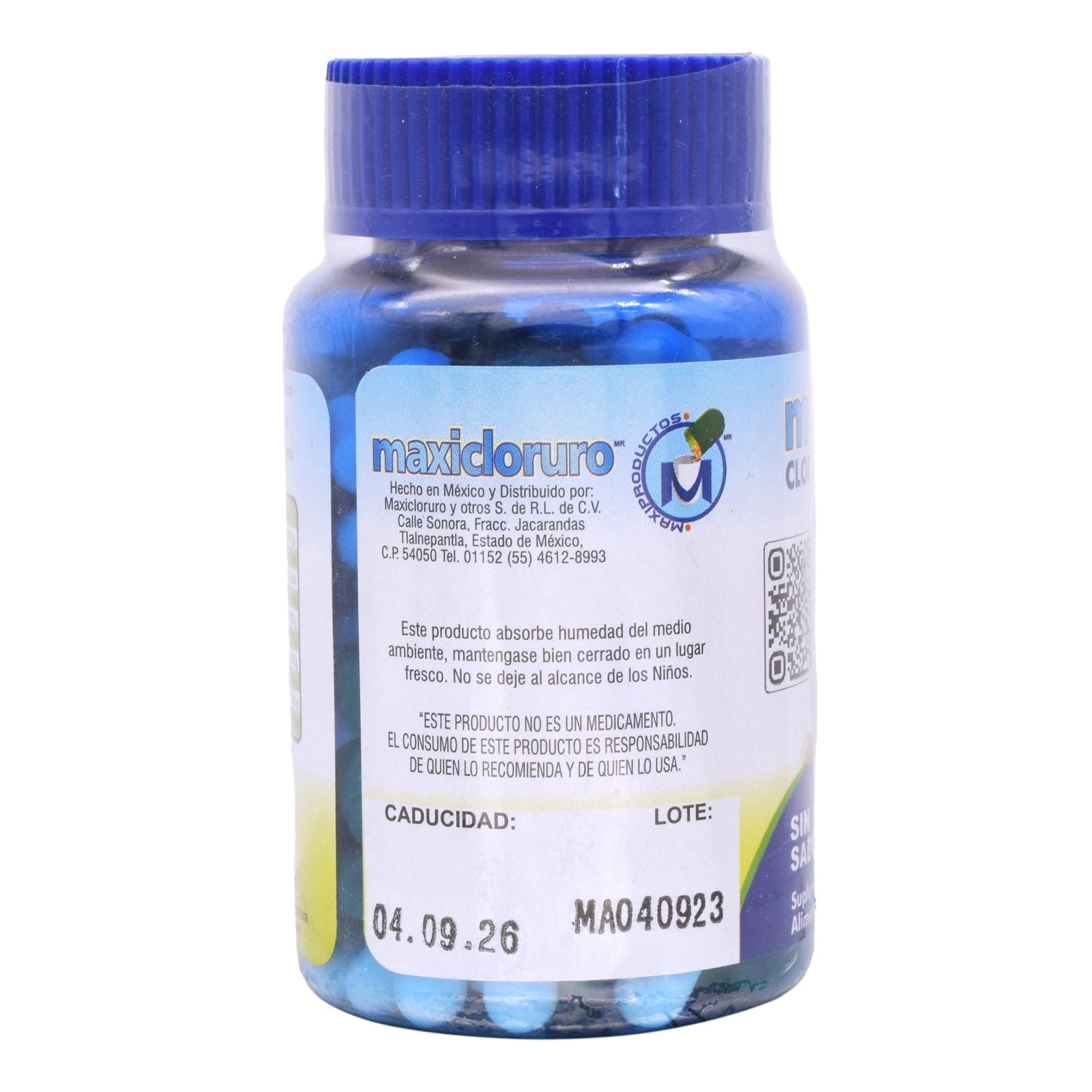 Cloruro De Magnesio 100 Cap