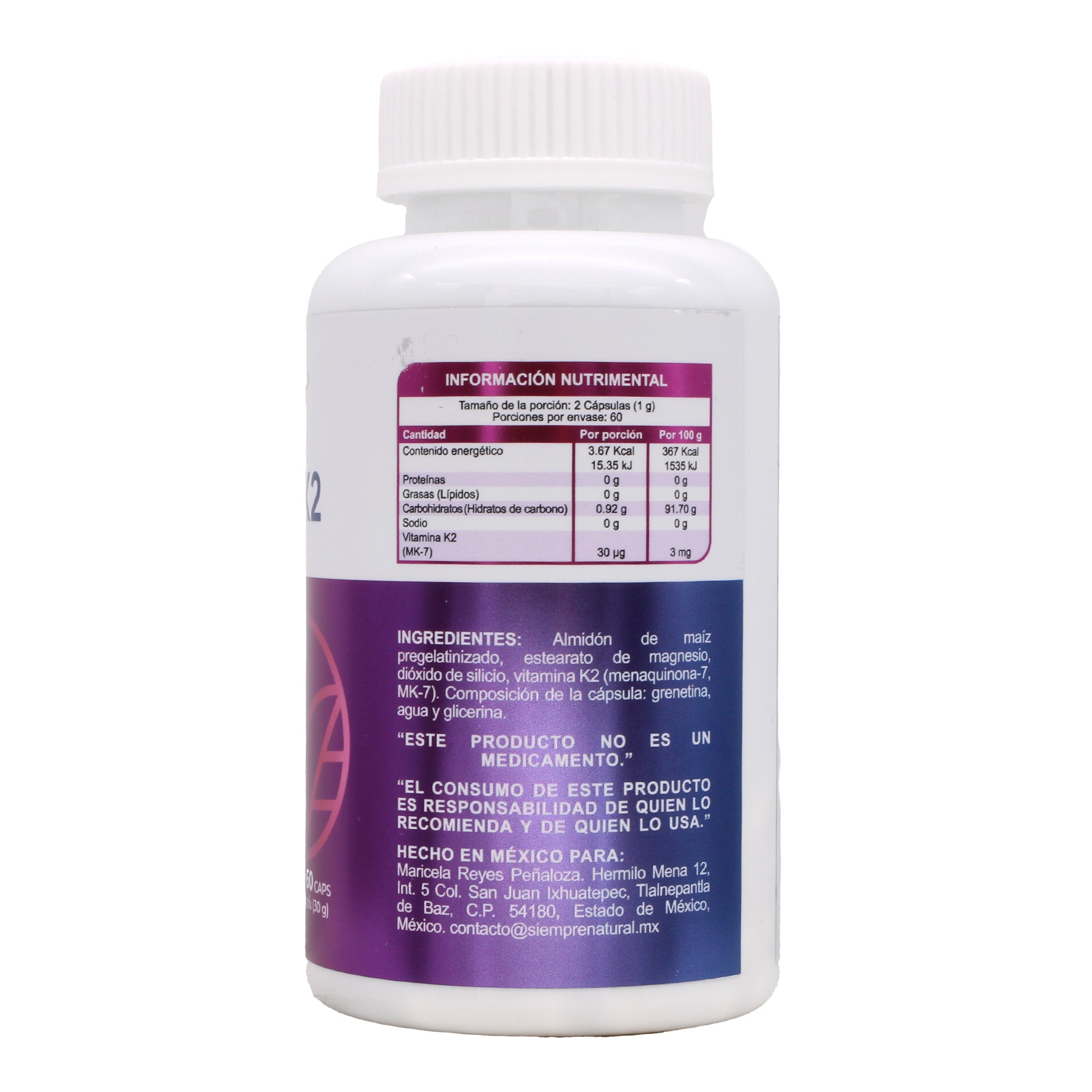 Vitamina K2 Mk7 60 Cap