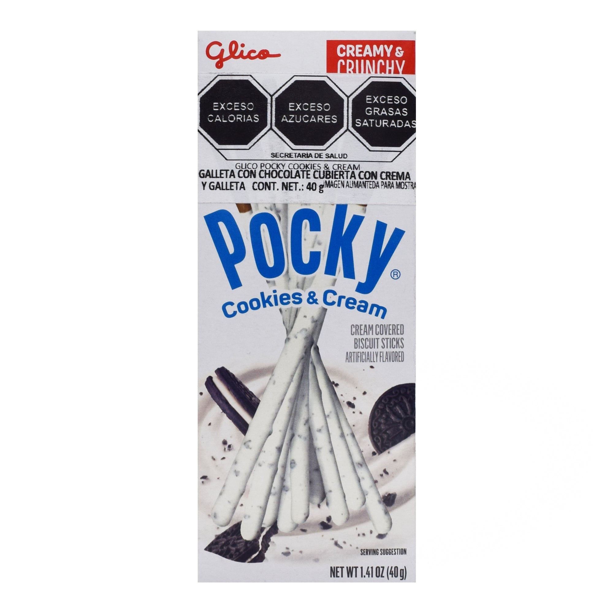 Palito De Galleta Pocky Cookies & Cream 40 G