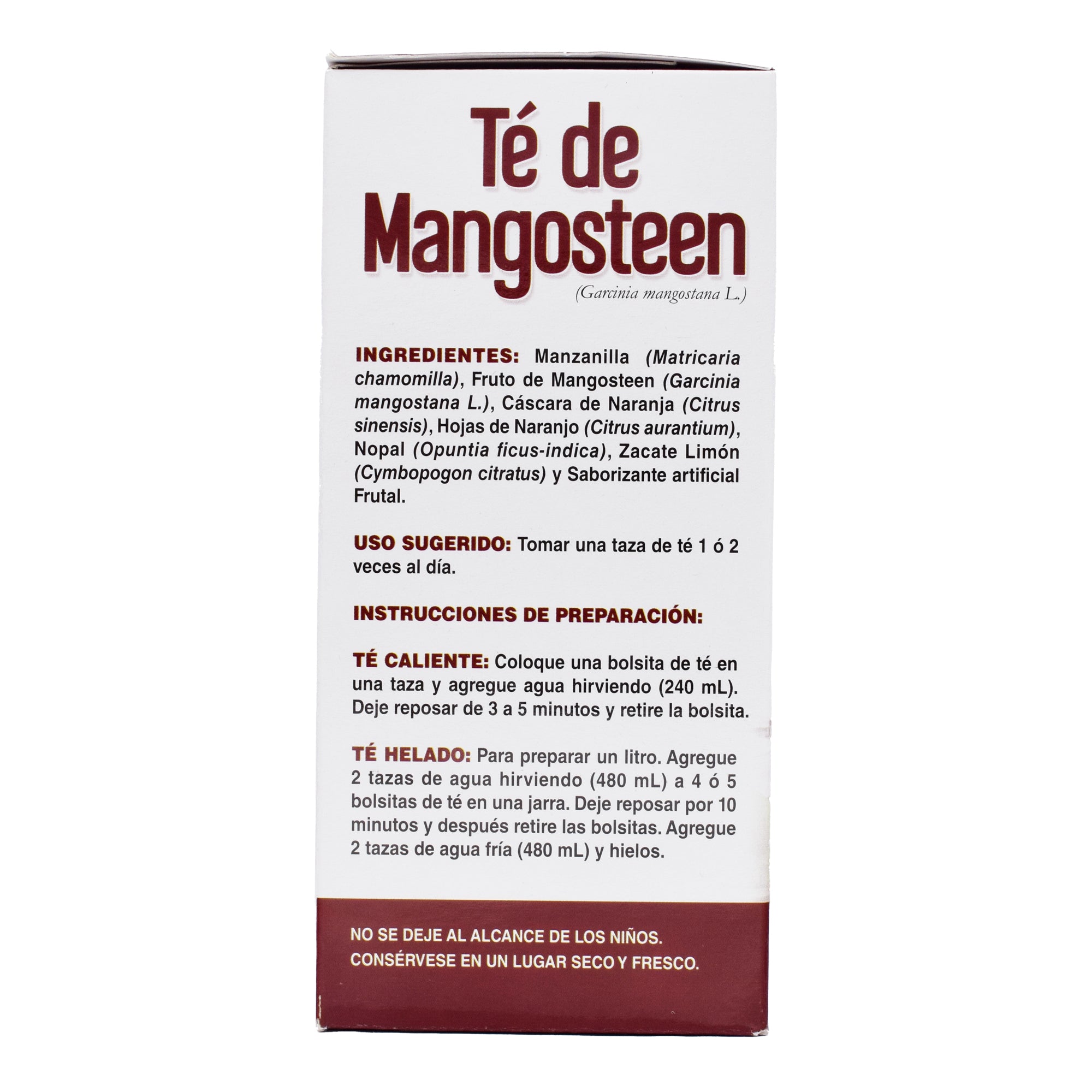 Te De Mangosteen 25 Bolsitas